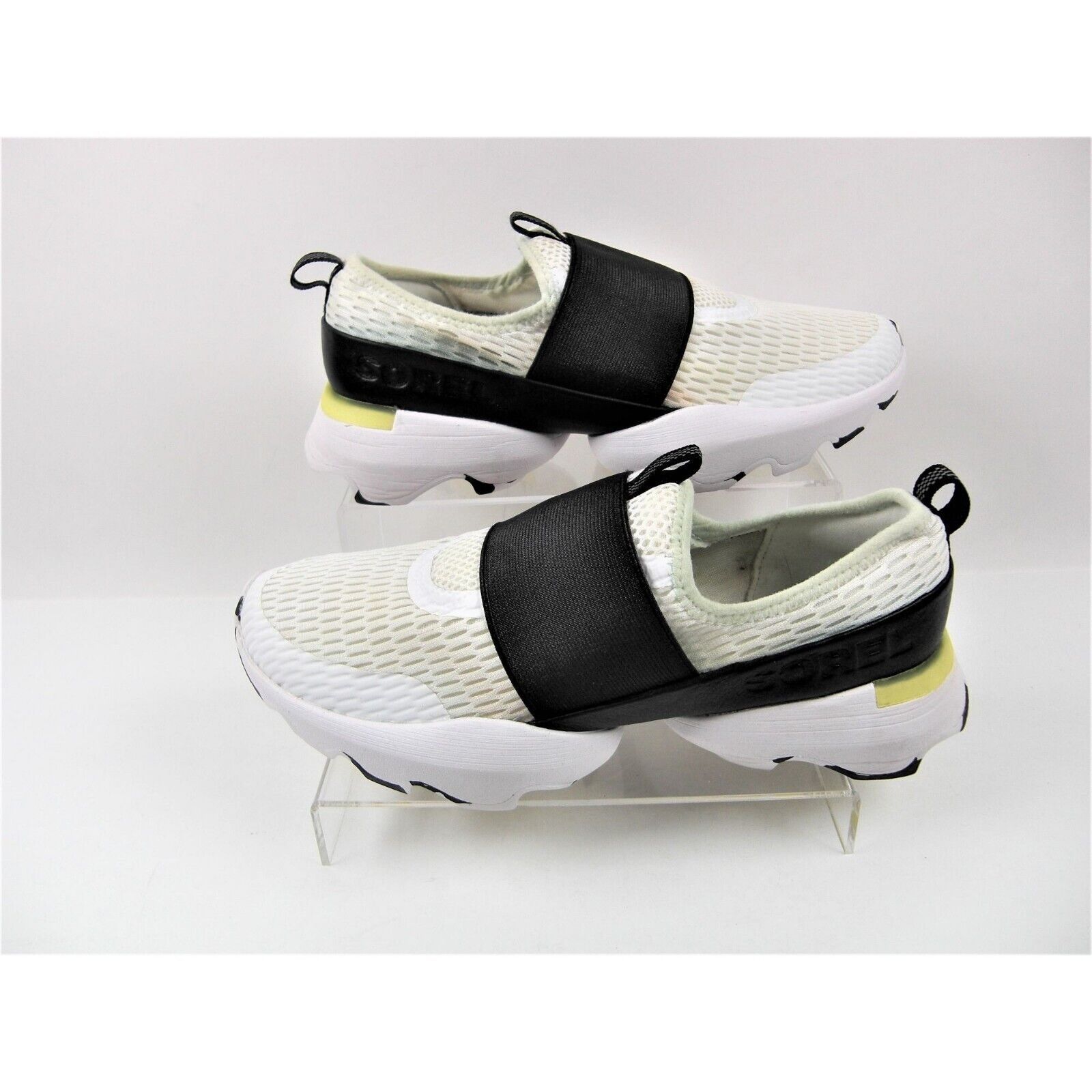 SOREL Sorel Women's Kinetic Impact Strap Sneakers Black/White Shoe Size US 8.5 / IT 38.5 - 1 Thumbnail