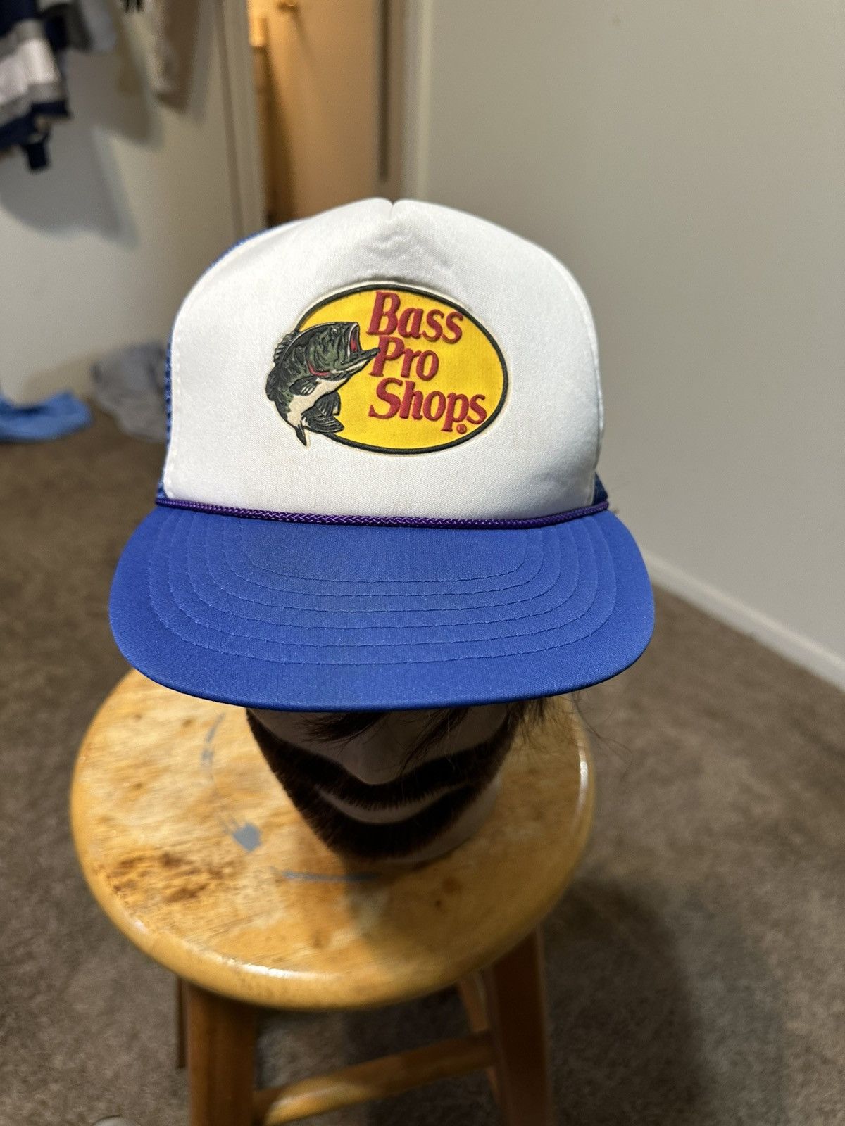 Bass Pro Shops Vintage Bass Pro Shops “triple blue” hat 00s Size ONE SIZE - 2 Thumbnail
