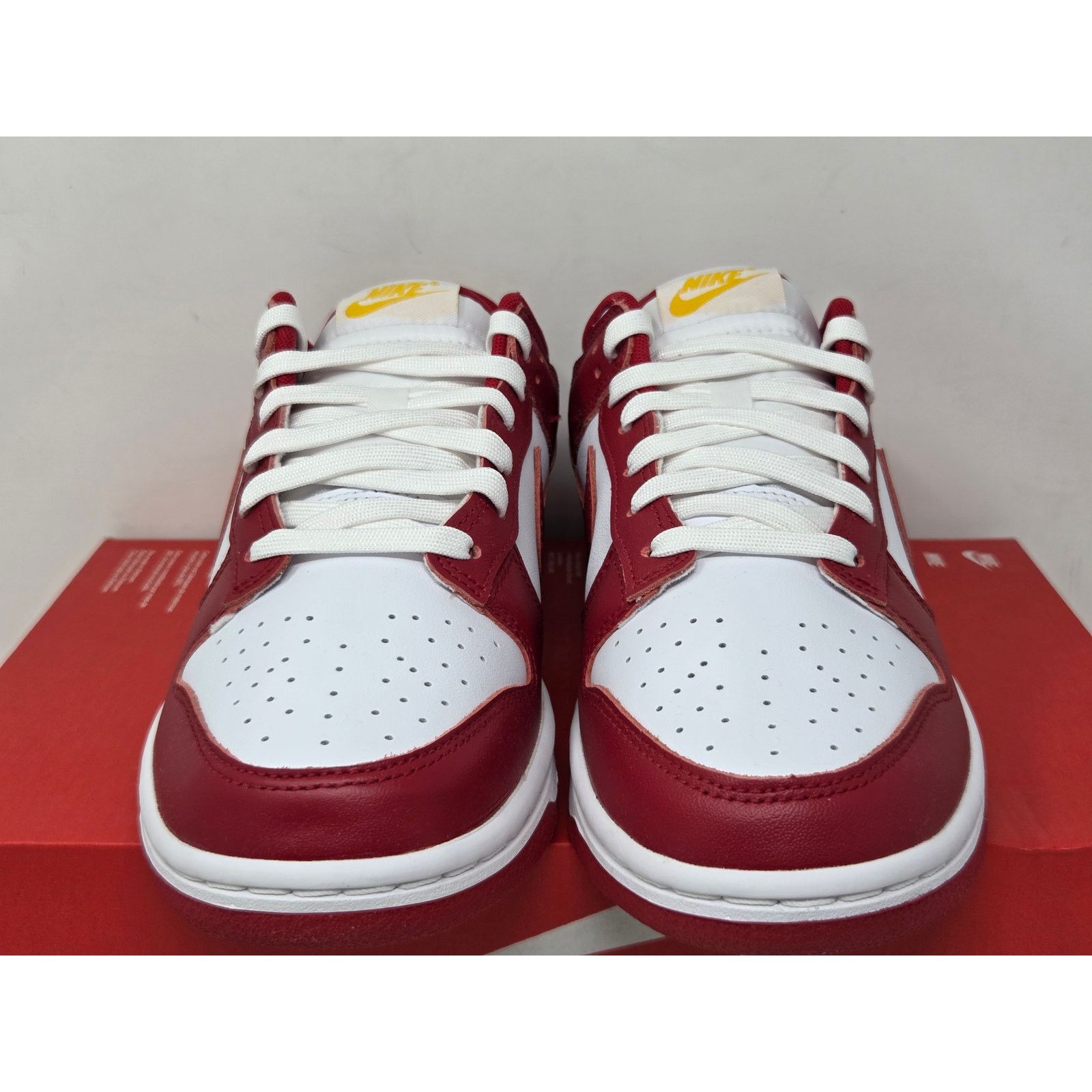 Nike DS Nike Dunk Low GYM RED GOLD DD1391-602 Size US 7 / EU 40 - 2 Thumbnail