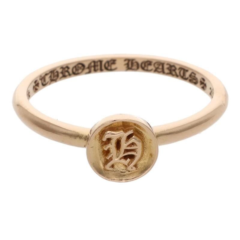 Chrome Hearts US6 Chrome Hearts 22k Gold Alphabet Bubblegum Ring 11 Size ONE SIZE - 1 Thumbnail