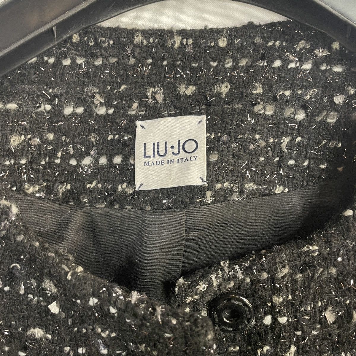 Liu Jo Liu Jo Women Crop Knit Jacket Italy Size 40/M Acrylic Wool Size M / US 6-8 / IT 42-44 - 2 Thumbnail