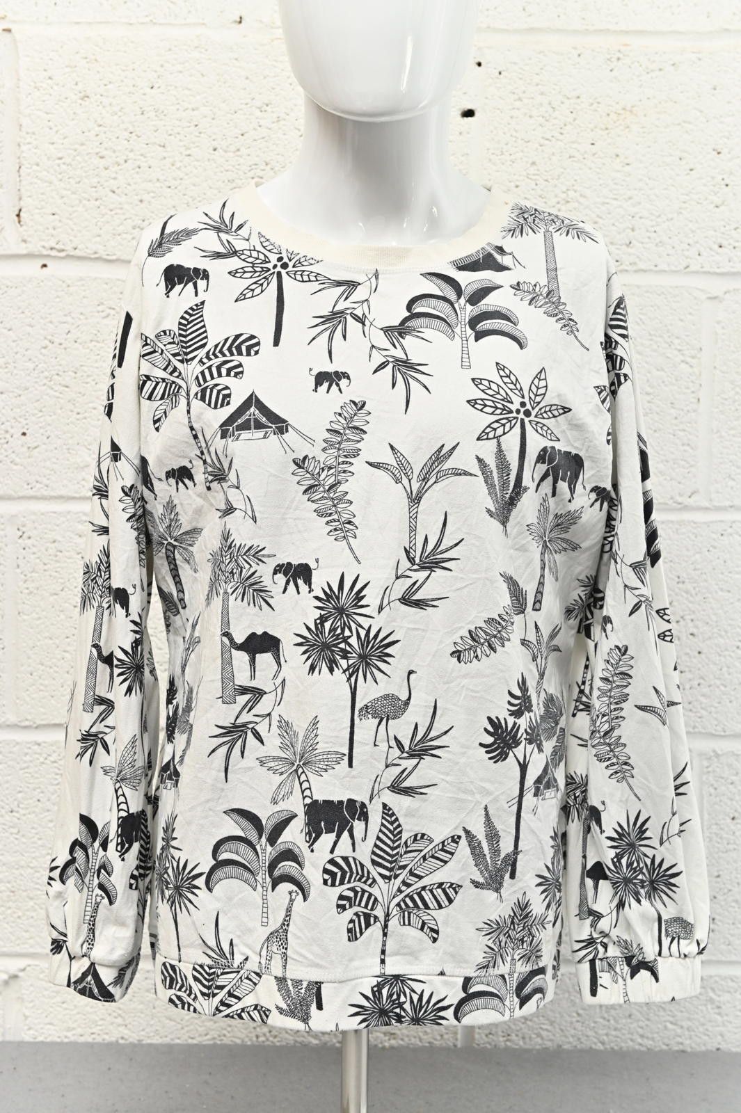 NEXT Safari-Inspired Graphic Long Sleeve Sweatshirt Mens Size L Size US L / EU 52-54 / 3 - 1 Thumbnail