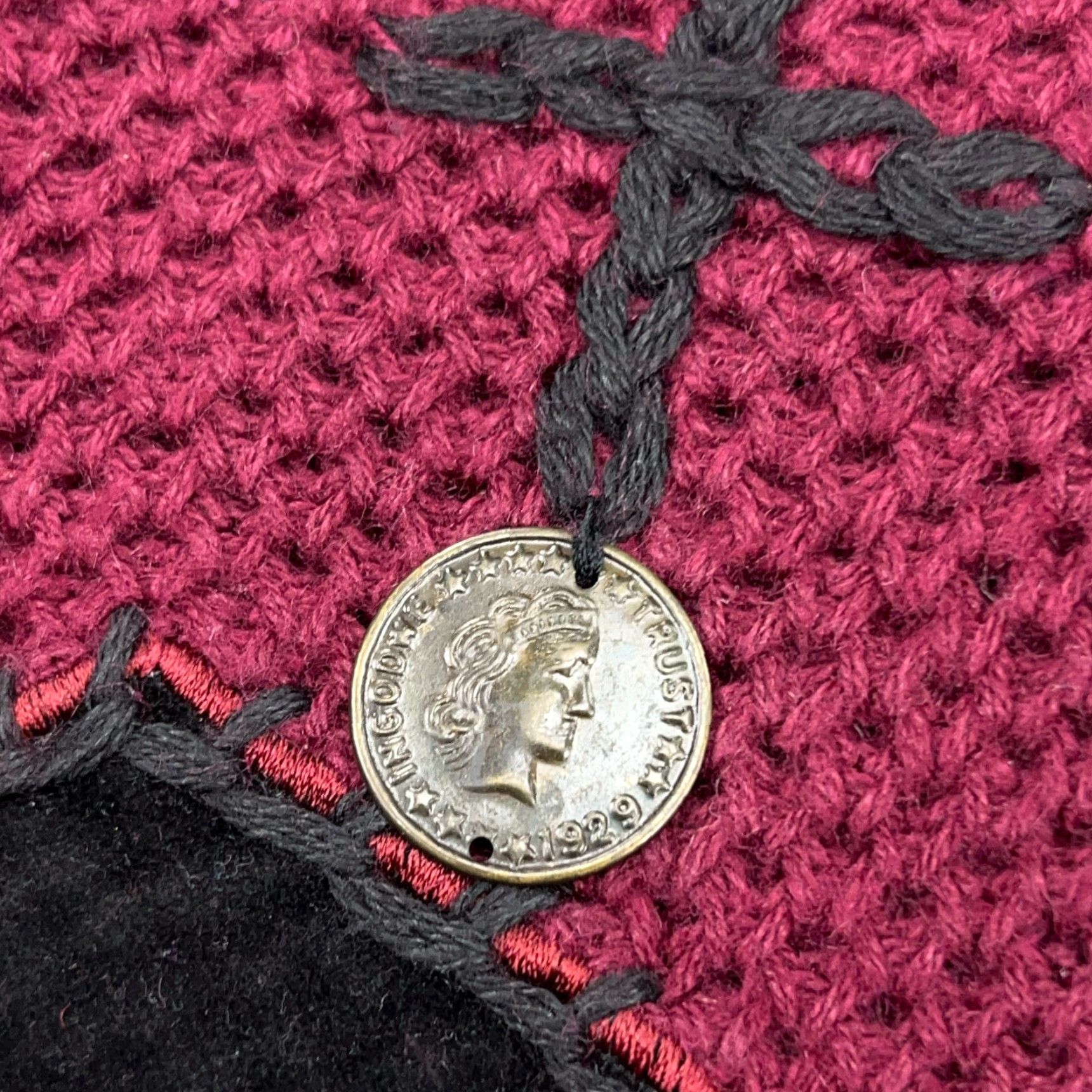 Vintage VINTAGE P Galli Cardigan Sweater Women M Red Knit Cotton Ramie 90s Y2K Classic Charmed Accessories Mens? Size M / US 6-8 / IT 42-44 - 7 Thumbnail