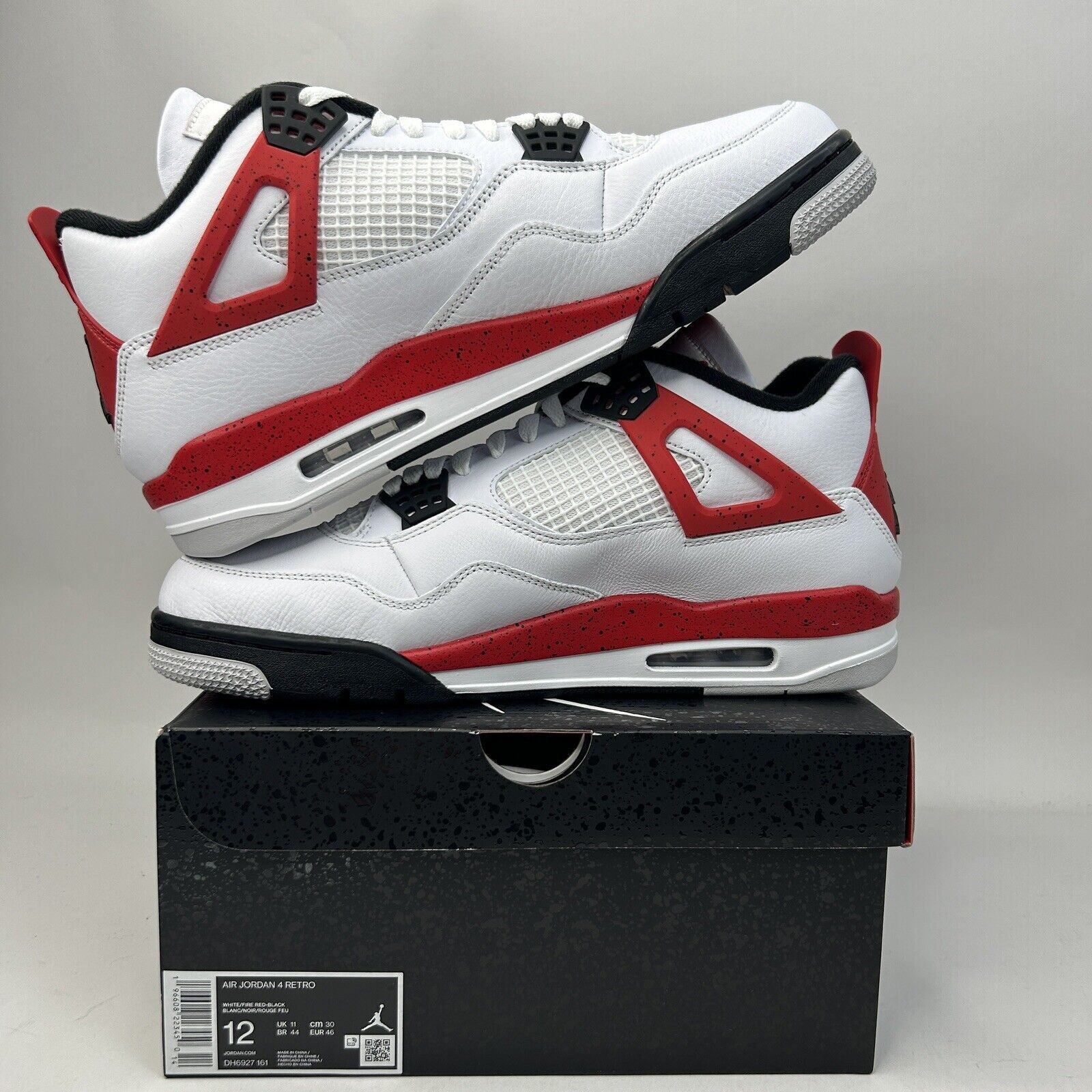 Jordan Brand Nike Air Jordan 4 Retro “Red Cement” 2023 Size US 12 / EU 45 - 3 Thumbnail