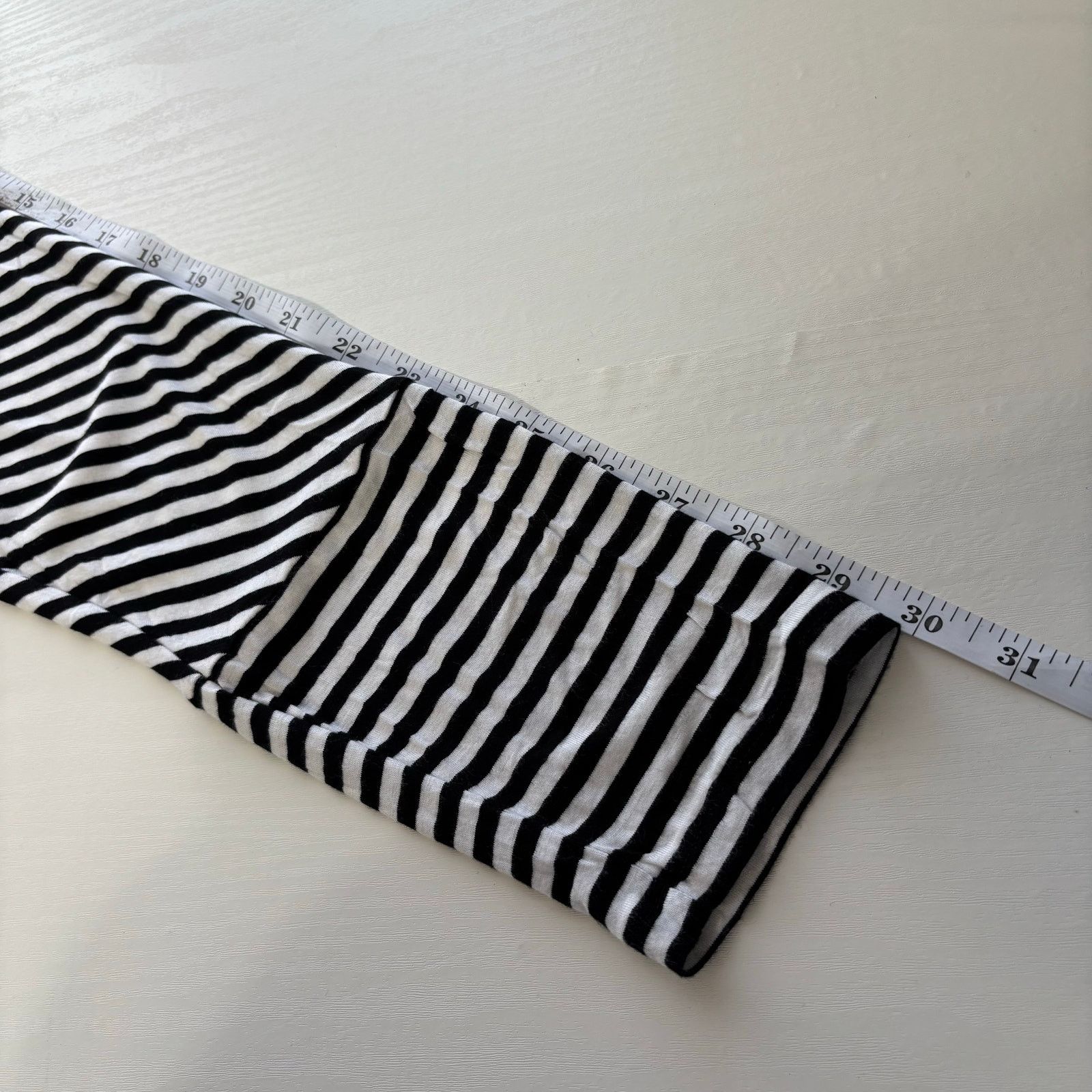 Michael Kors MICHAEL Michael Kors Black White Striped Long Sleeve Top XL Size XL / US 12-14 / IT 48-50 - 7 Thumbnail