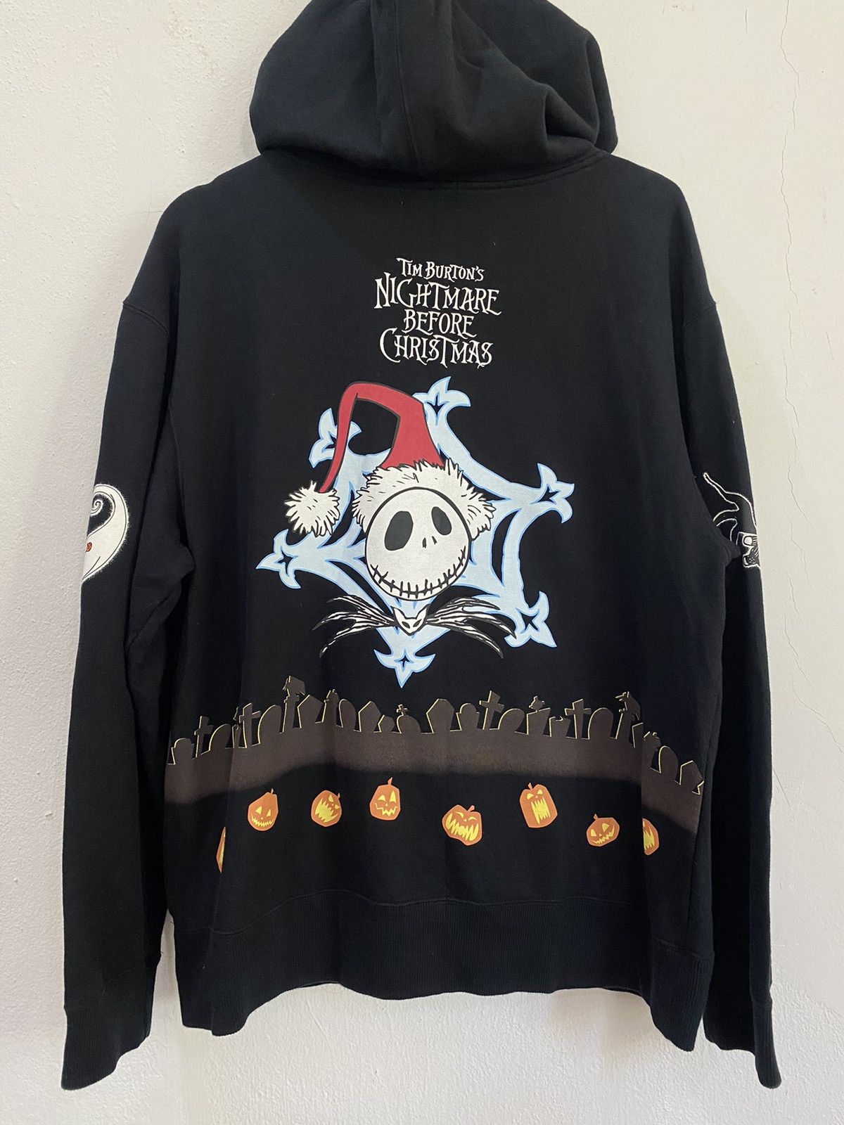 Disney × Vintage Disney Before Christmas Jack Skellington Hoodie Size US L / EU 52-54 / 3 - 2 Thumbnail
