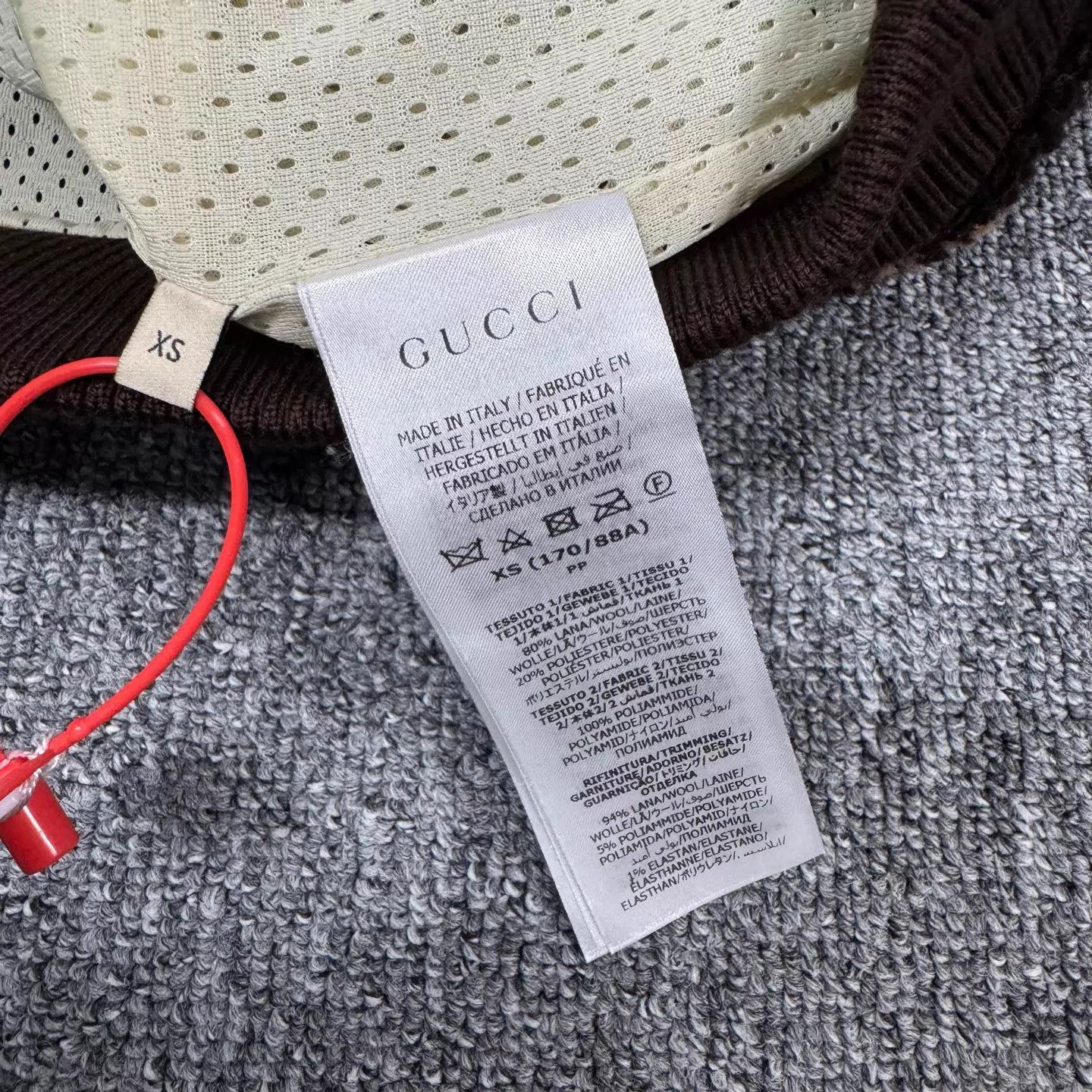 Gucci Gucci GG Web Fleece Half-Zip Jacket XS 99 New Size US XS / EU 42 / 0 - 6 Thumbnail