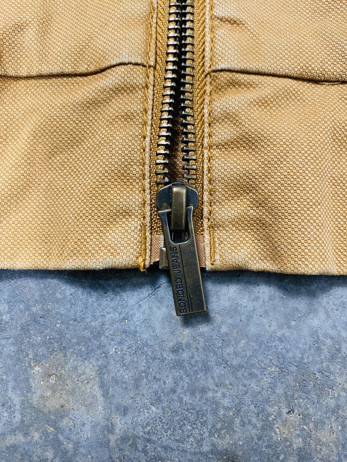 Bonobos A10 Rare - Bonobo Jeans Duck Canvas Zipper Jacket Size US M / EU 48-50 / 2 - 13 Thumbnail