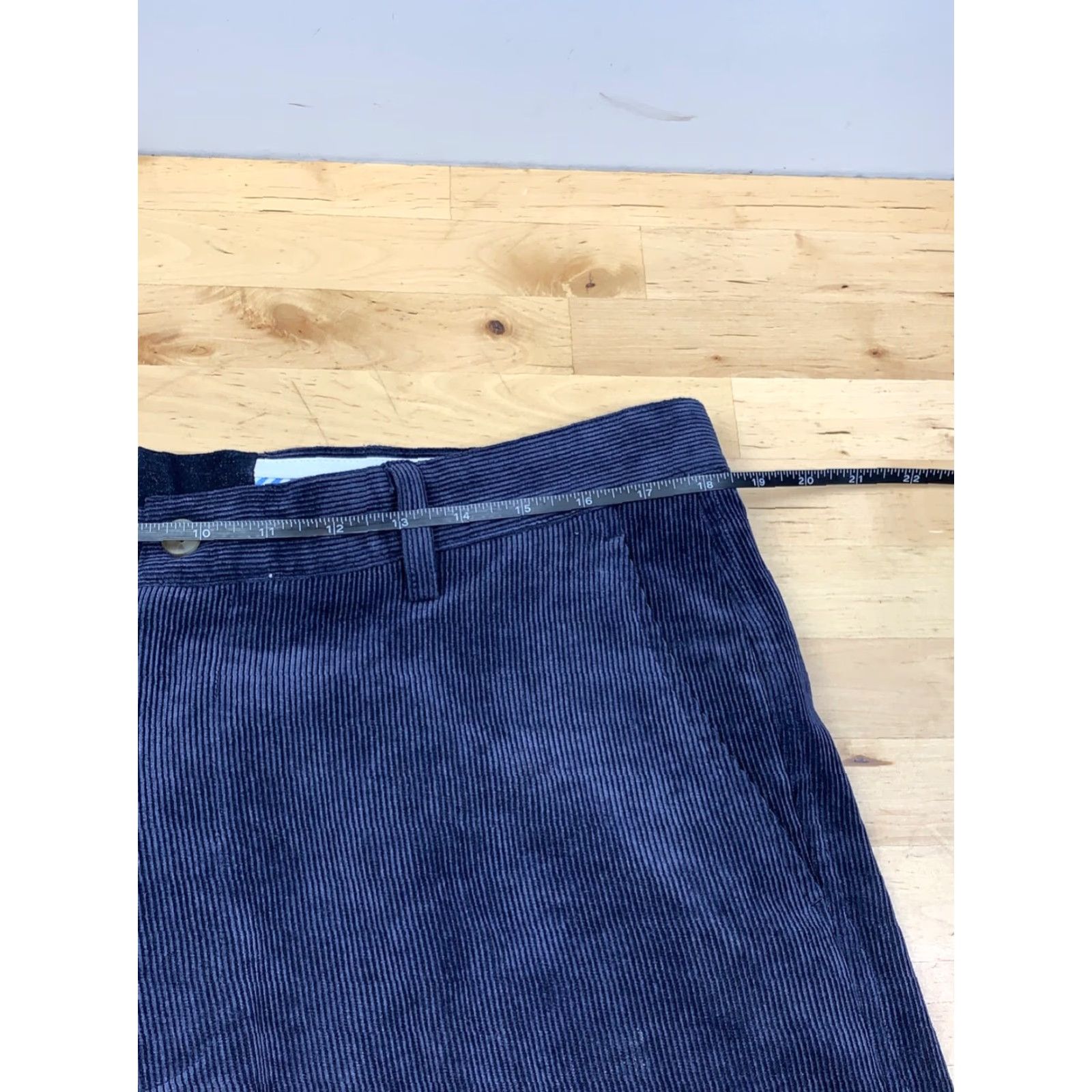 Footjoy FootJoy FJ 38x32 Corduroy Pants Blue Golf Stretch Straight Chino Regular FootJoy Men's 38 Inseam 32 Size US 38 / EU 54 - 5 Thumbnail