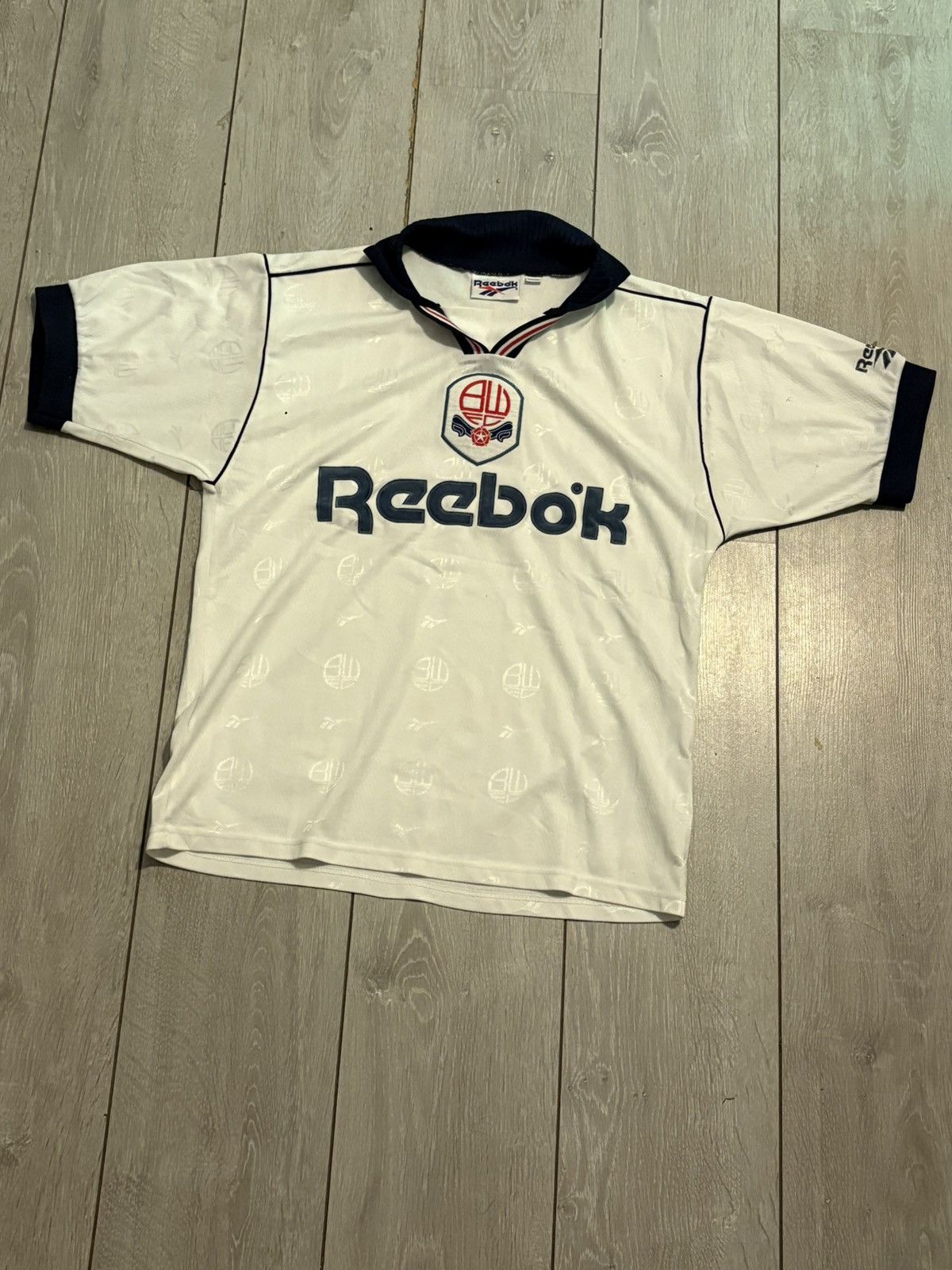 Reebok Vintage Bolton Wanderers Reebok 1996 Home Jersey Football Size US XXS / EU 40 - 1 Thumbnail