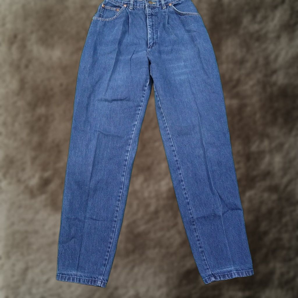 Lee Vintage Lee Denim Jeans Women’s Size 12 Regular Tapered Blue Cotton 80s 90s Size 34" / US 12 / IT 48 - 1 Thumbnail