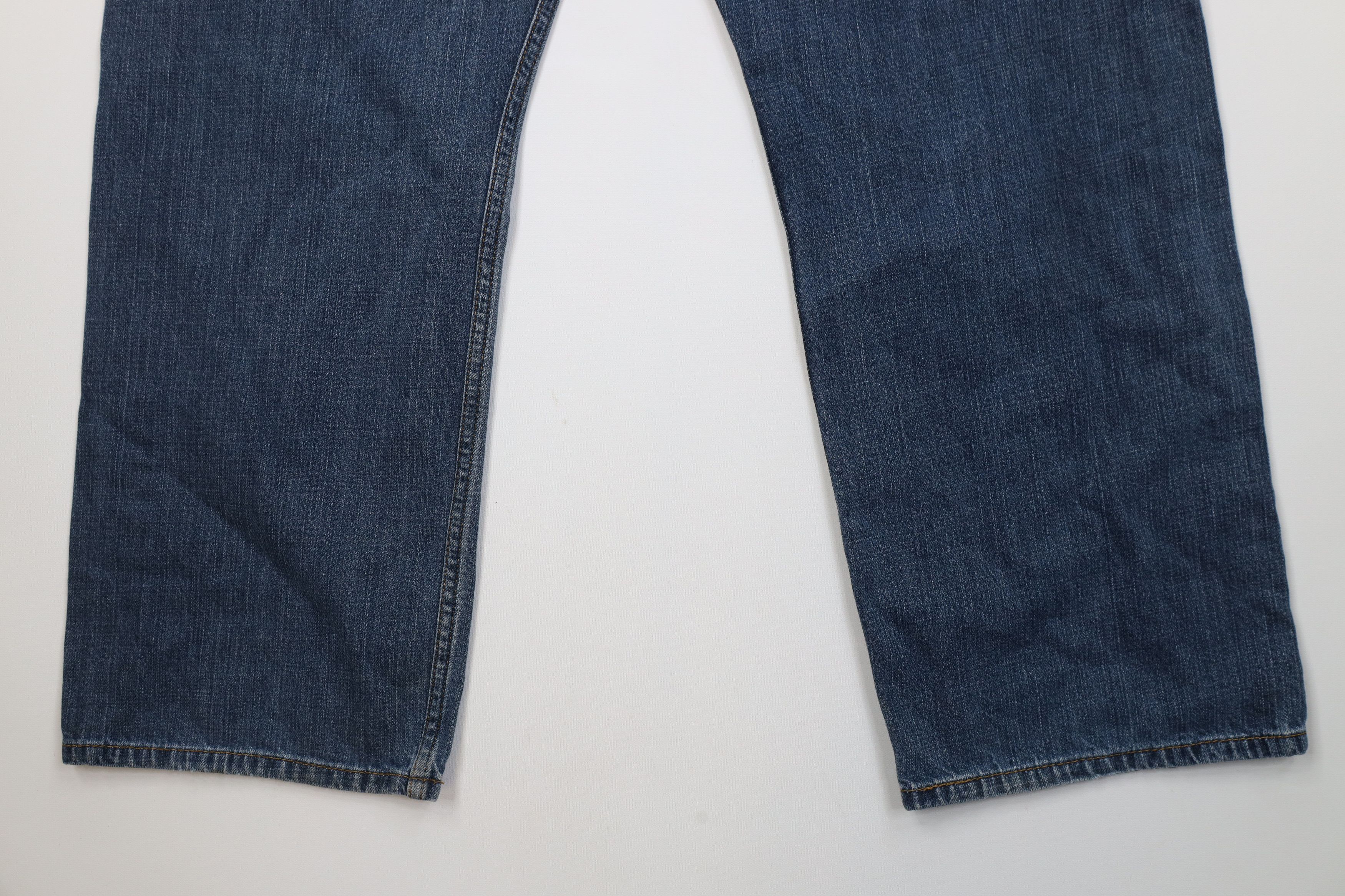 Levi's Vintage Y2K Levis 569 Straight Wide Leg Denim Jeans Blue Size US 36 / EU 52 - 14 Thumbnail