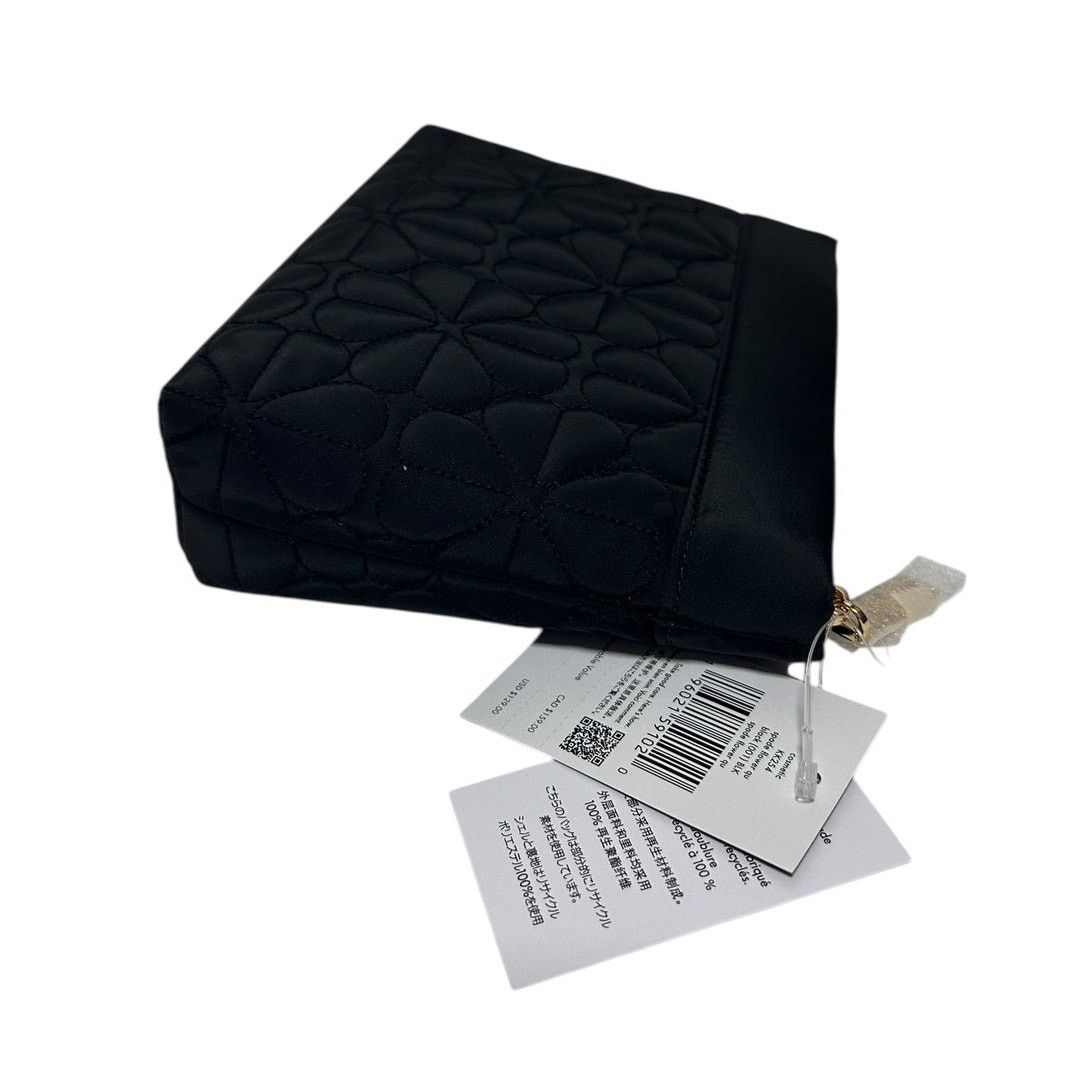 Kate Spade Kate Spade Spade Flower Quilted Cosmetic Pouch Black Size ONE SIZE - 8 Thumbnail