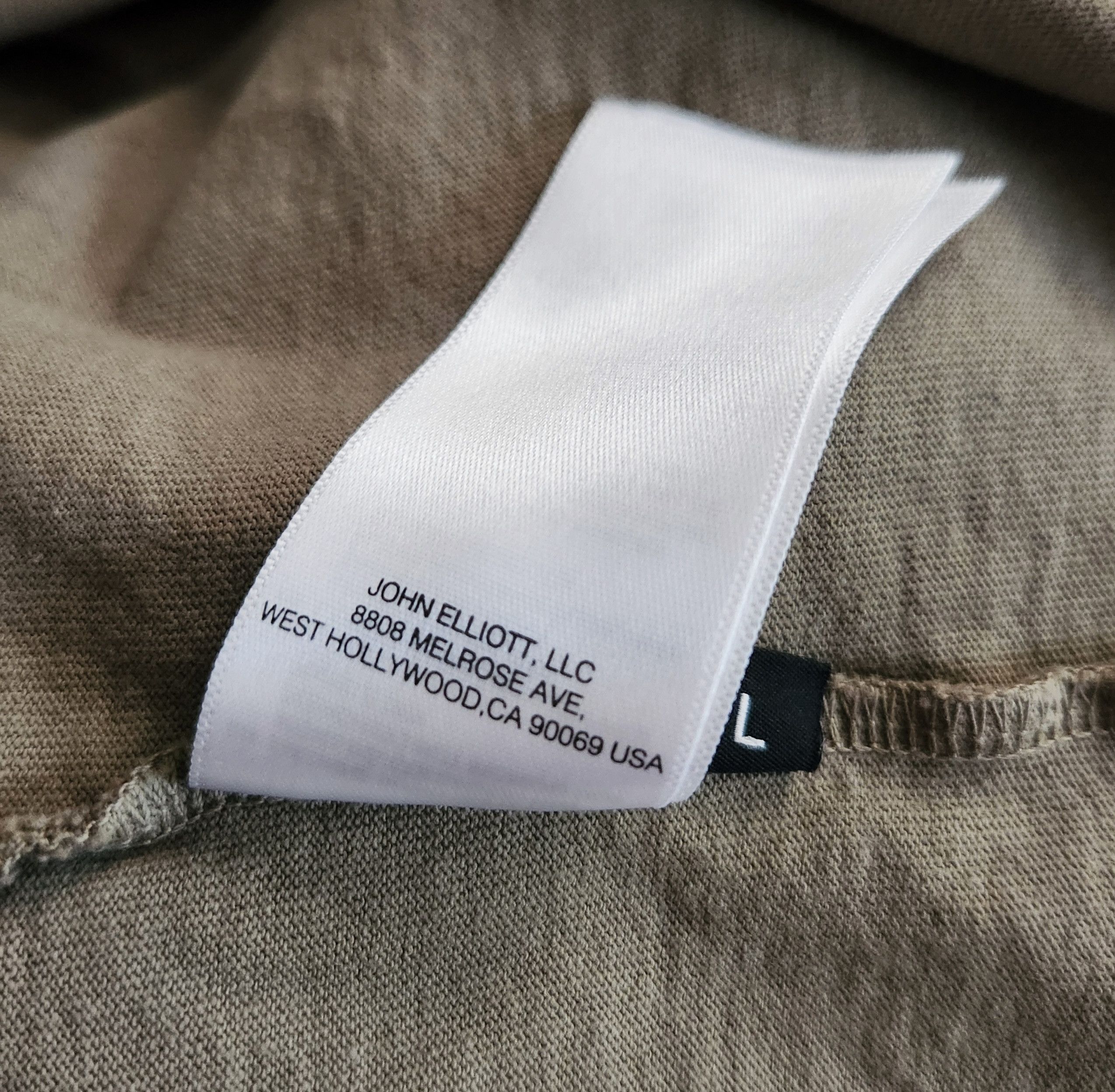 Designer John Elliott Salt Wash Rodeo Pocket Sleeveless Tee Olive L Size US L / EU 52-54 / 3 - 15 Thumbnail