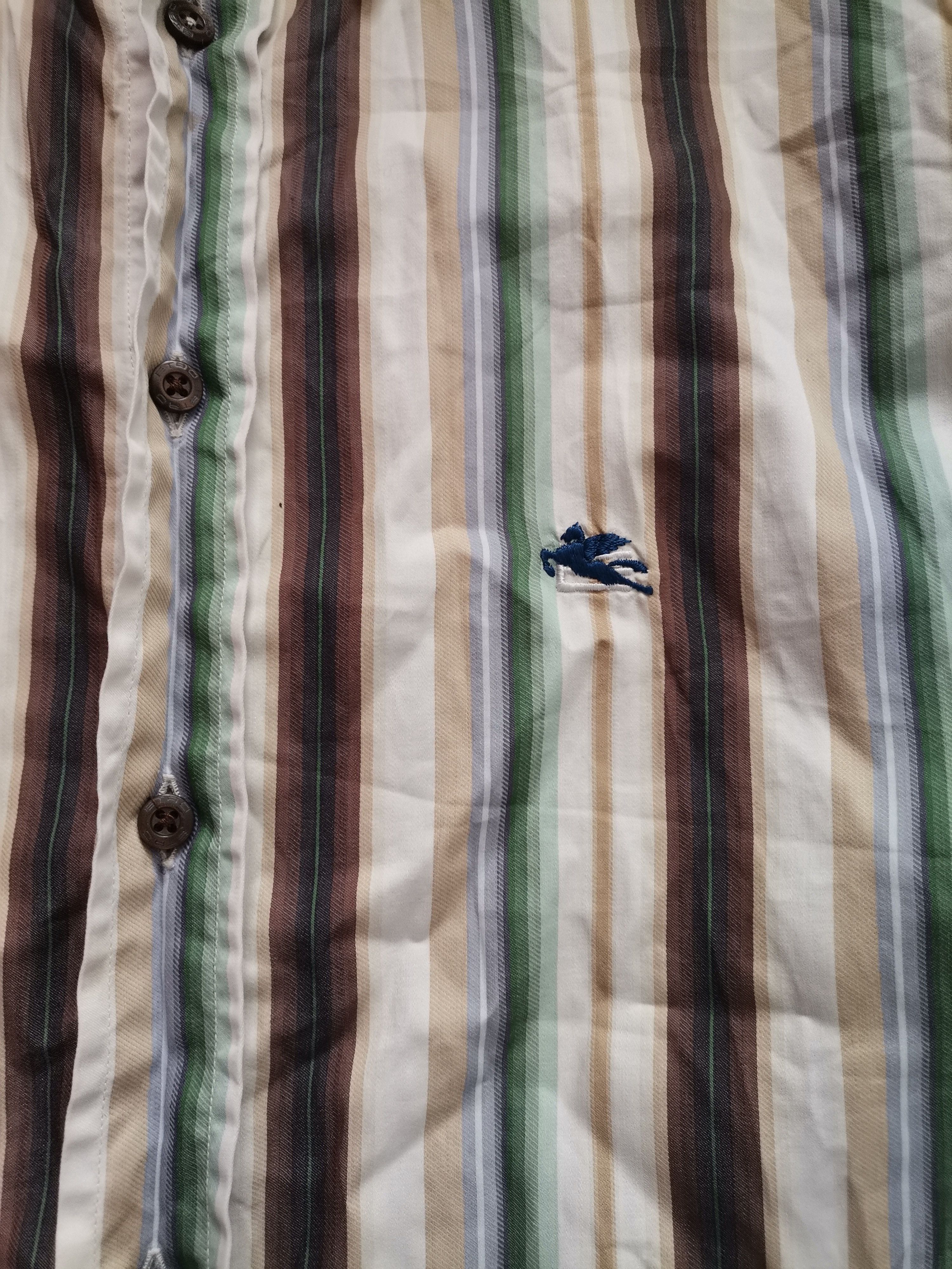 Etro Vintage Etro Striped Shirt Size US M / EU 48-50 / 2 - 2 Thumbnail