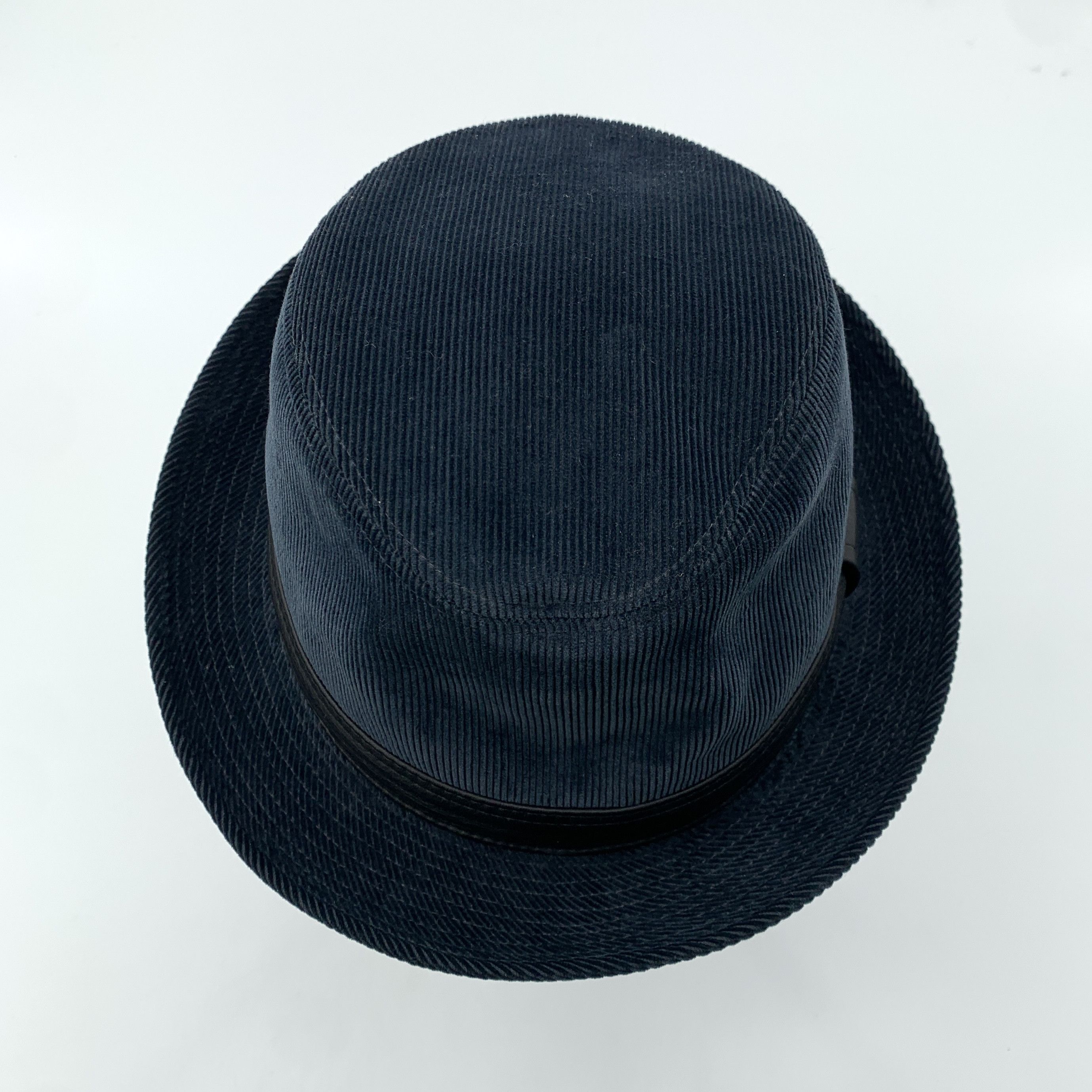 Hermes Hermes Corduroy Bucket Hat Navy (60 cm) Size ONE SIZE - 5 Thumbnail