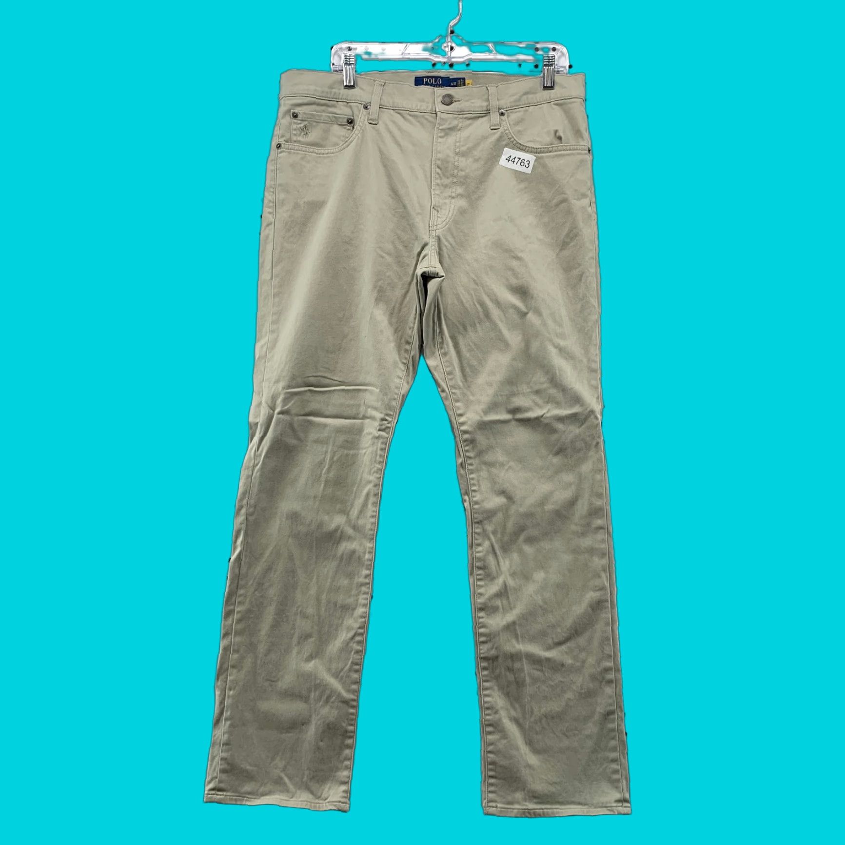 Polo Ralph Lauren Polo Ralph Lauren Chino Pants Mens 34/32 Beige Straight Fit 34x31 School Work Size US S / EU 44-46 / 1 - 1 Thumbnail