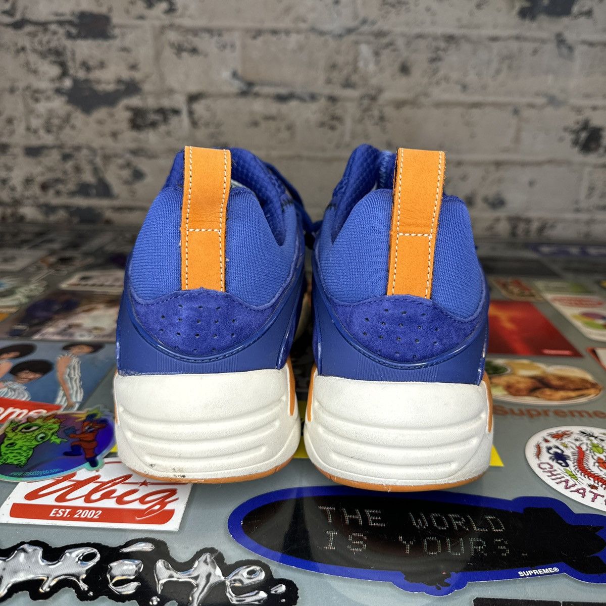 Puma Puma Blaze Of Glory Knicks Blue Sz 9.5 Used Size US 9.5 / EU 42-43 - 2 Thumbnail