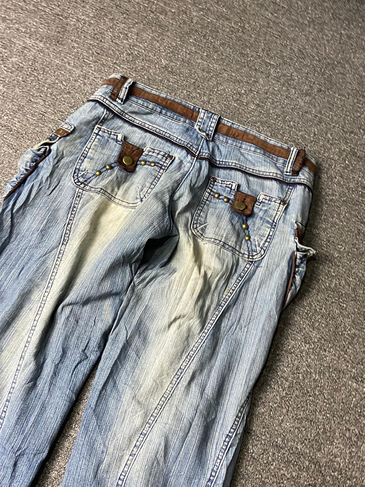 Japanese Brand Minggu Brand Baggy Style Cargo Jeans (158) Size US 30 / EU 46 - 2 Thumbnail