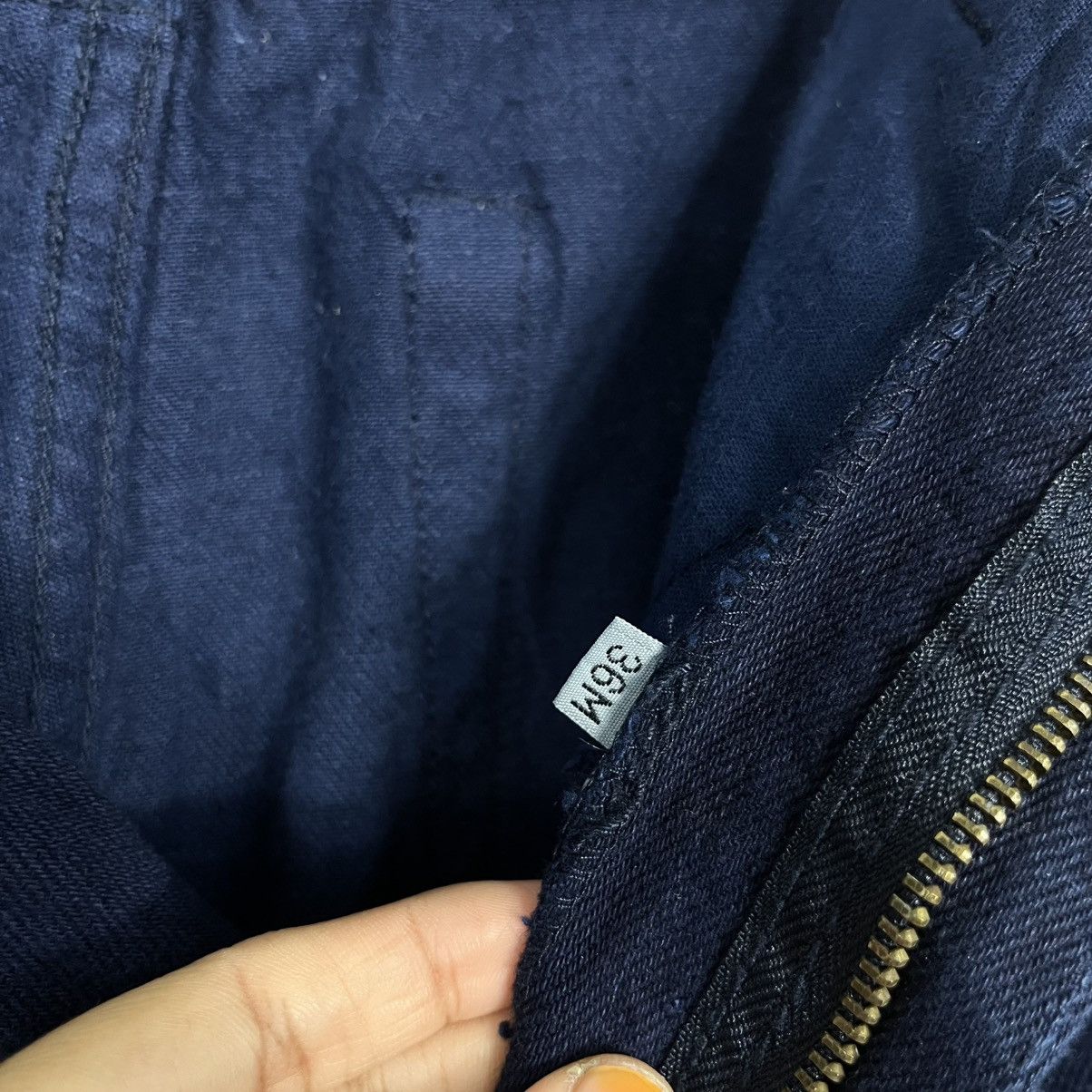 American Apparel Vintage Wideleg Dark Blue Denim Jeans Size US 35 - 20 Thumbnail