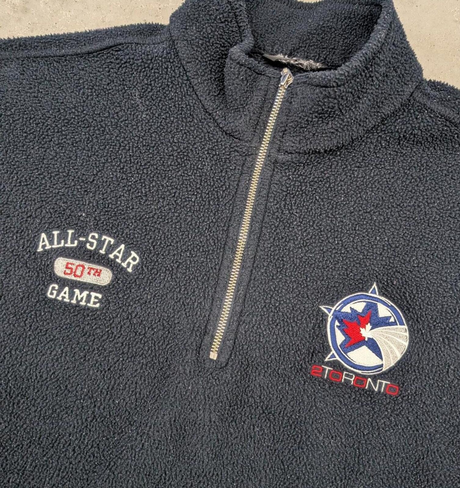 Roots Vintage 90s 50th NHL All Star Game Roots Fleece Sweater Size US L / EU 52-54 / 3 - 2 Thumbnail