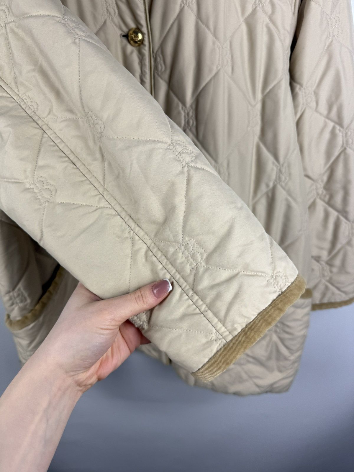 Burberry × Vintage Burberrys Vintage Nova Check Lined B Monogram Quilted Jacket Size XXL / US 16-18 / IT 52-54 - 11 Thumbnail