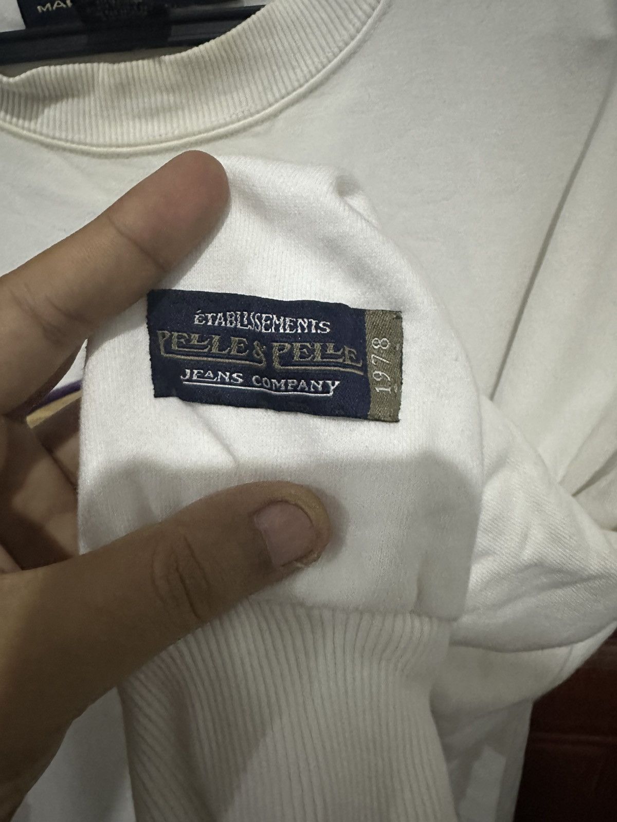 Pelle Pelle Vintage Pelle Pelle X Marc Buchanan Big Logo Sweatshirt Size US XXL / EU 58 / 5 - 4 Thumbnail