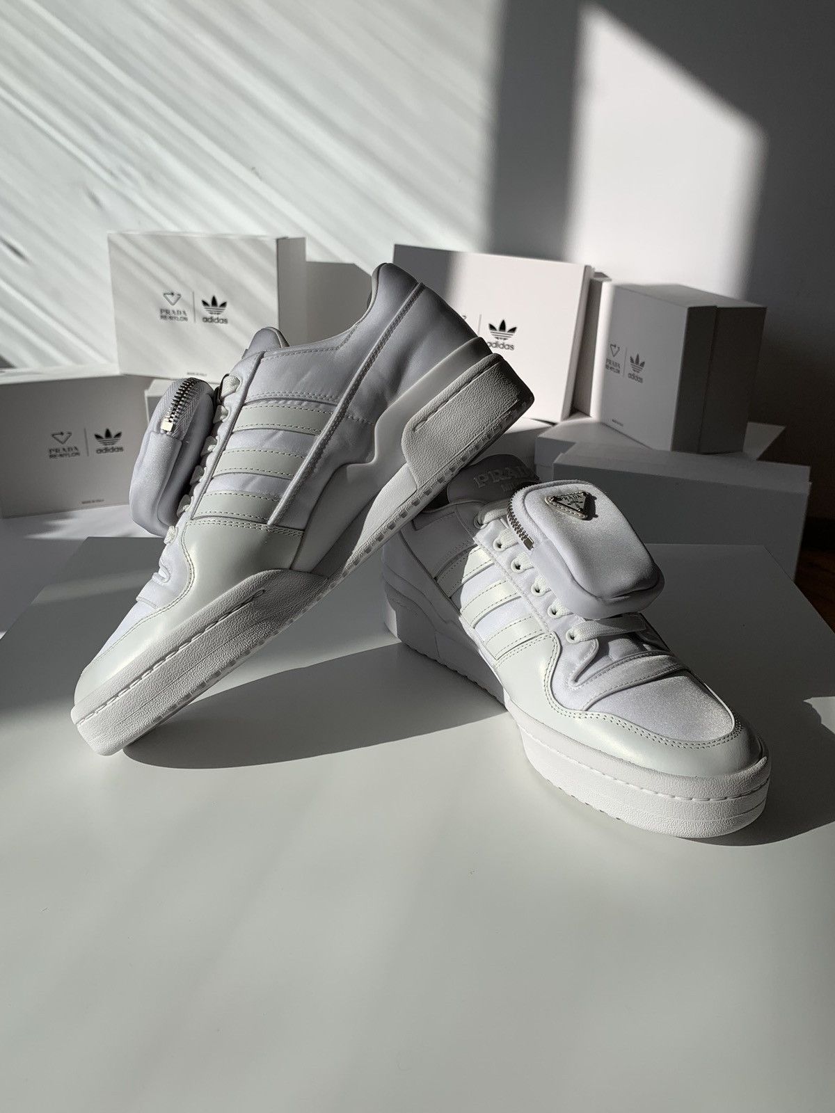 Adidas × Prada 2021 Prada x Adidas Forum Low Re-Nylon Size US 8.5 / EU 41-42 - 9 Thumbnail