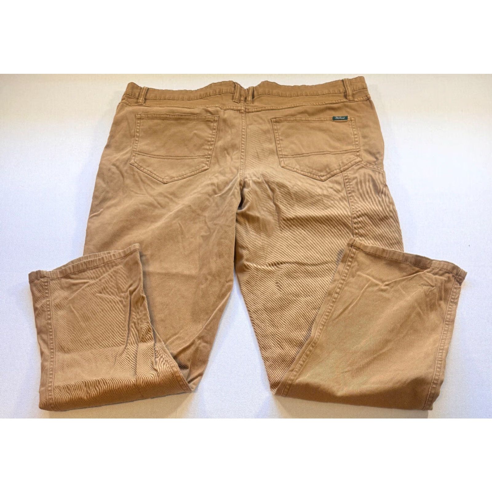 Vintage Woolrich Chino Brown Mens Canvas Pants 38x30 100% Cotton 1845 Size US 38 / EU 54 - 3 Thumbnail