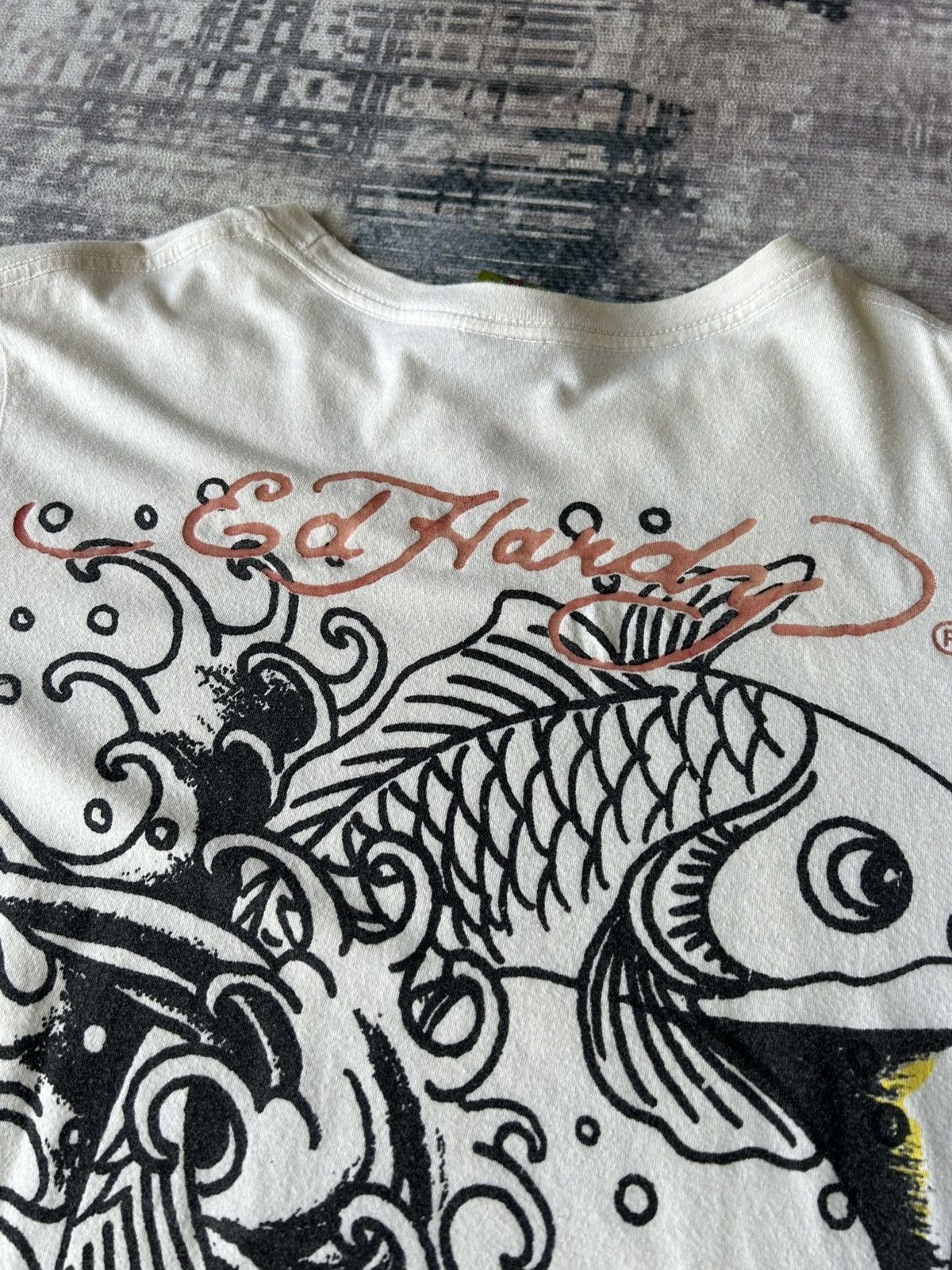 Ed Hardy Y2k Ed Hardy Overprint Snakes Tshirt Size US S / EU 44-46 / 1 - 9 Thumbnail