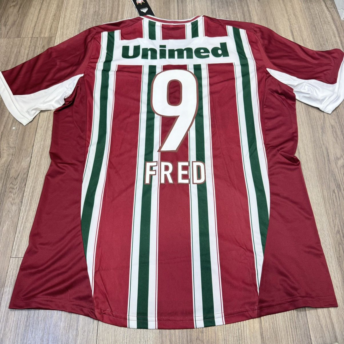Adidas Fluminense 12/13 home shirt #9 Fred (bnwt) Size US XL / EU 56 / 4 - 2 Thumbnail