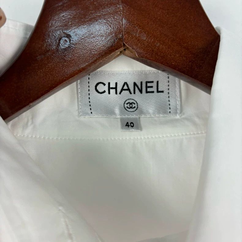 Chanel Chanel White shirt Size S / US 4 / IT 40 - 2 Thumbnail