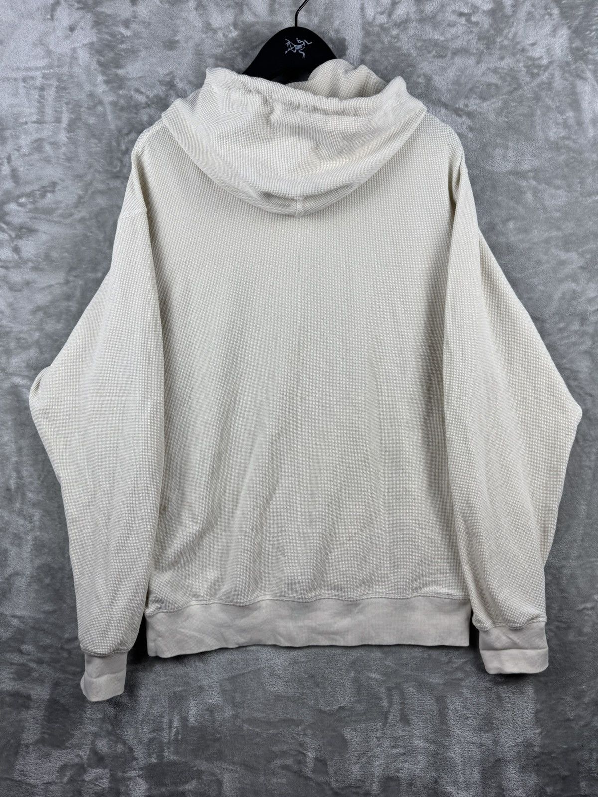 Helmut Lang Helmut Lang Waffle Knit Pull Over Hoodie Mens Large Size US L / EU 52-54 / 3 - 3 Thumbnail