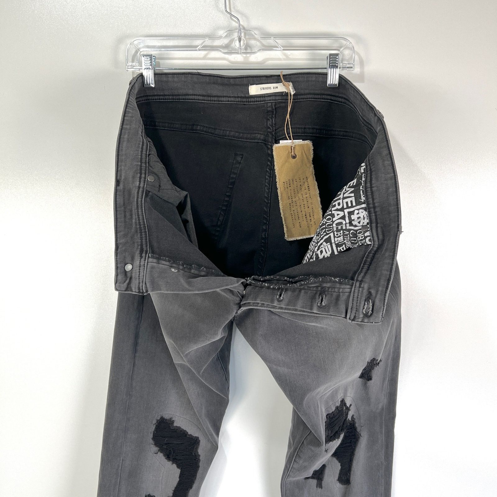 Other Strivers Row Tupelo Distressed Jeans Black Gray Size US 40 / EU 56 - 6 Thumbnail