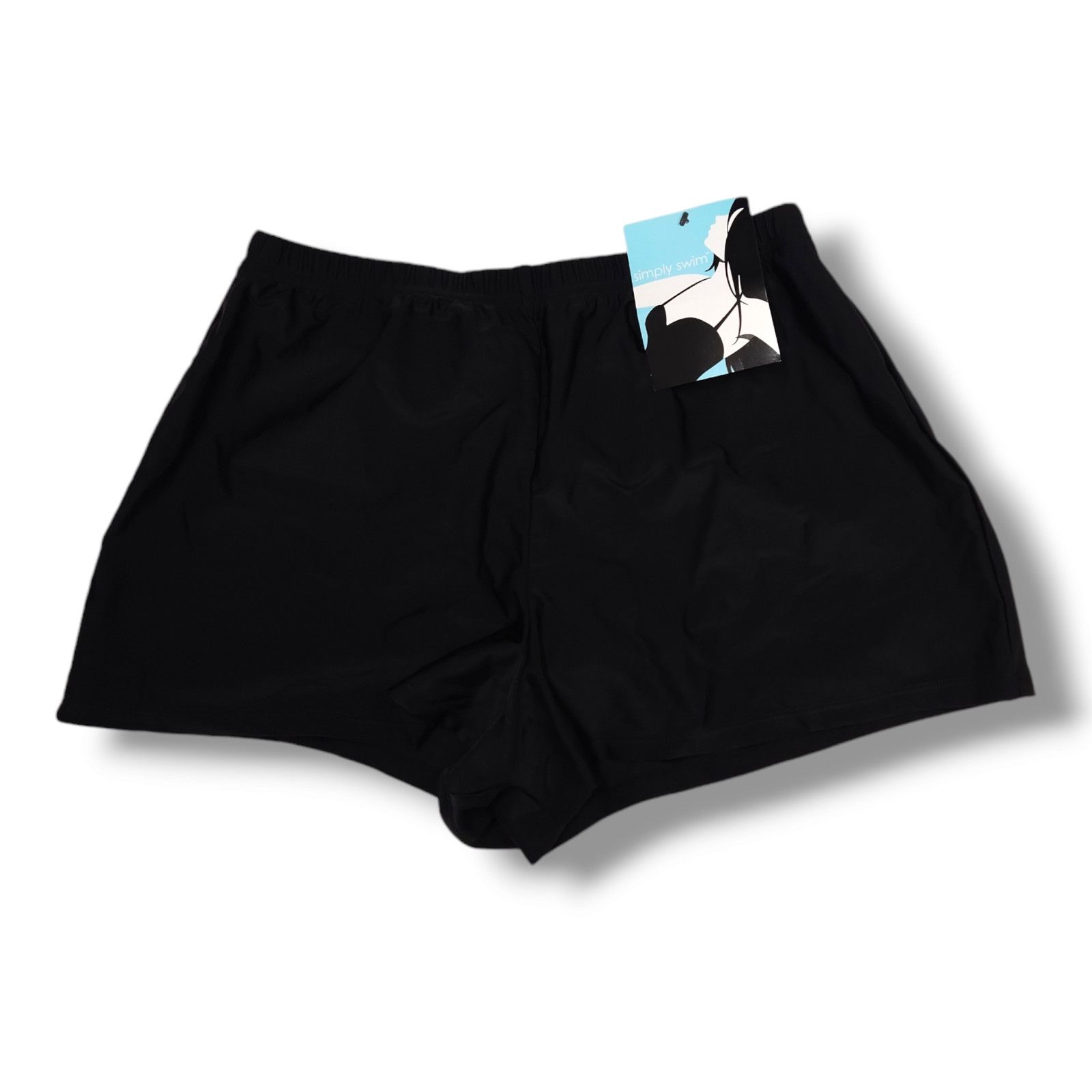 Other NWT Simply Swim Modest Swim Skirt Skort Bottom Sz. 10 Black Size ONE SIZE - 2 Thumbnail