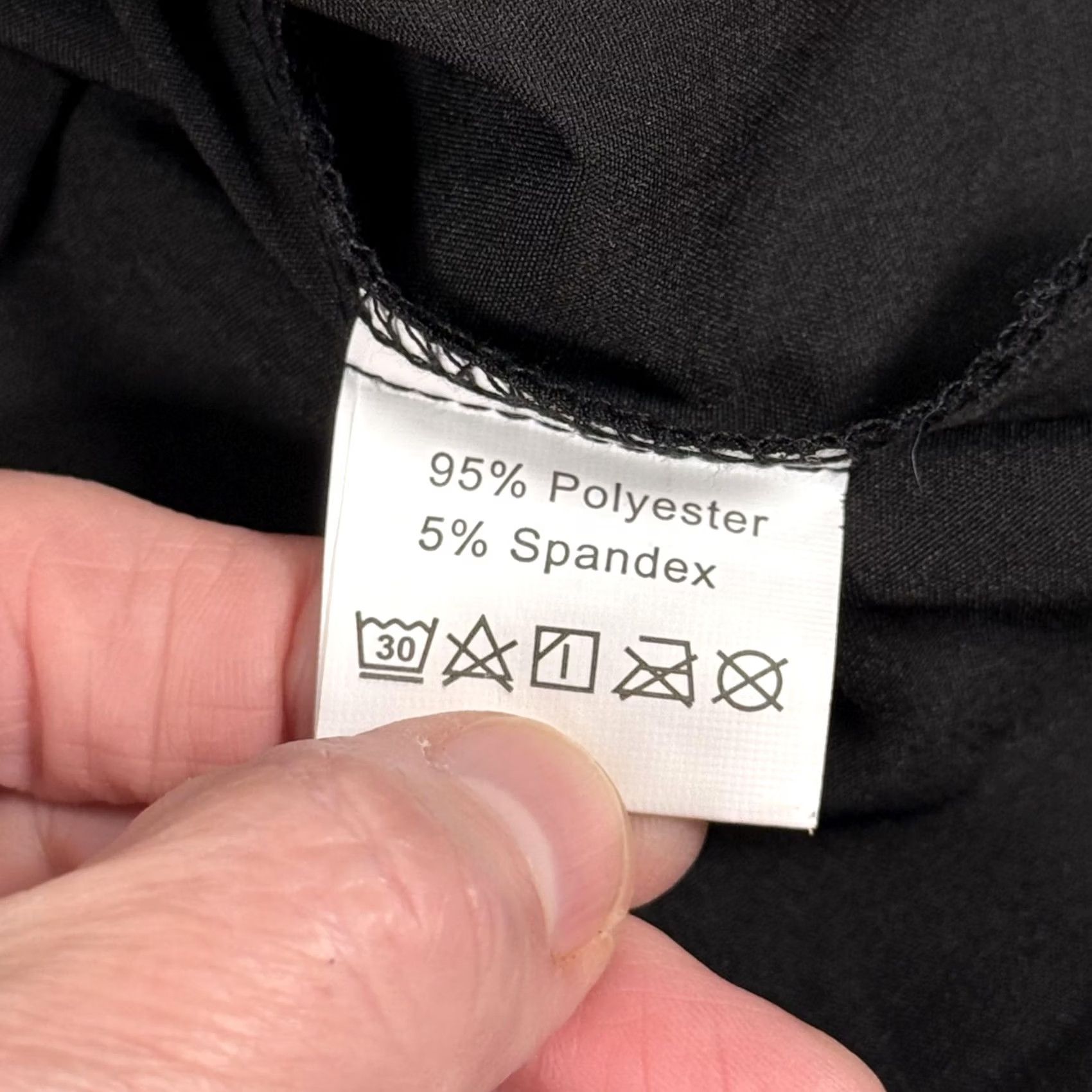 Vintage Oversized Button Up Shirt Small Black Pockets Long Sleeve Minimalist Size S / US 4 / IT 40 - 3 Thumbnail