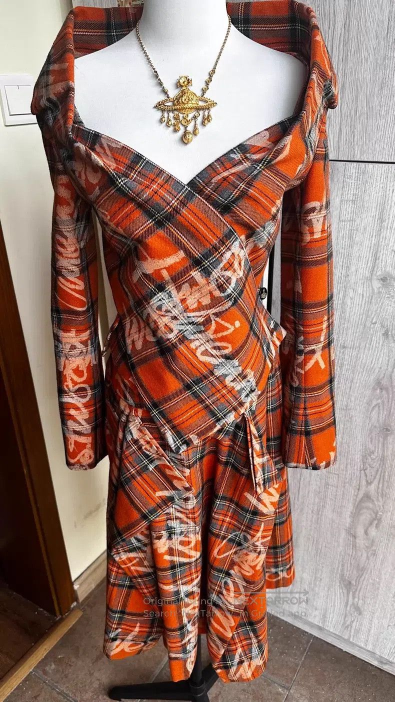 Vivienne Westwood Vivienne Westwood Orange Graffiti Suit Size M / US 6-8 / IT 42-44 - 6 Thumbnail