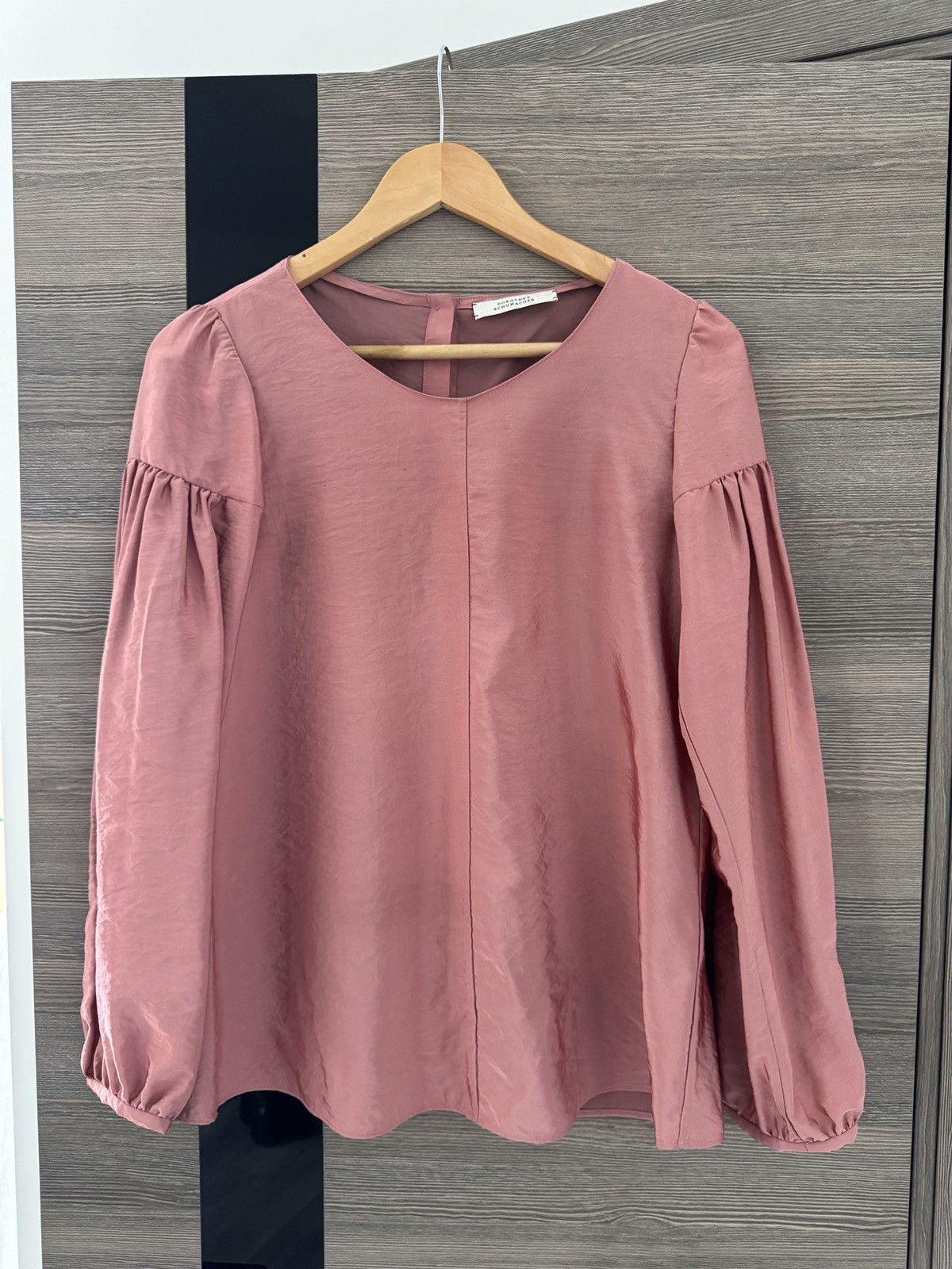 DOROTHEE SCHUMACHER × Helmut Lang Dorothee Schumacher Acetate Pink Blouse Size M / US 6-8 / IT 42-44 - 1 Thumbnail