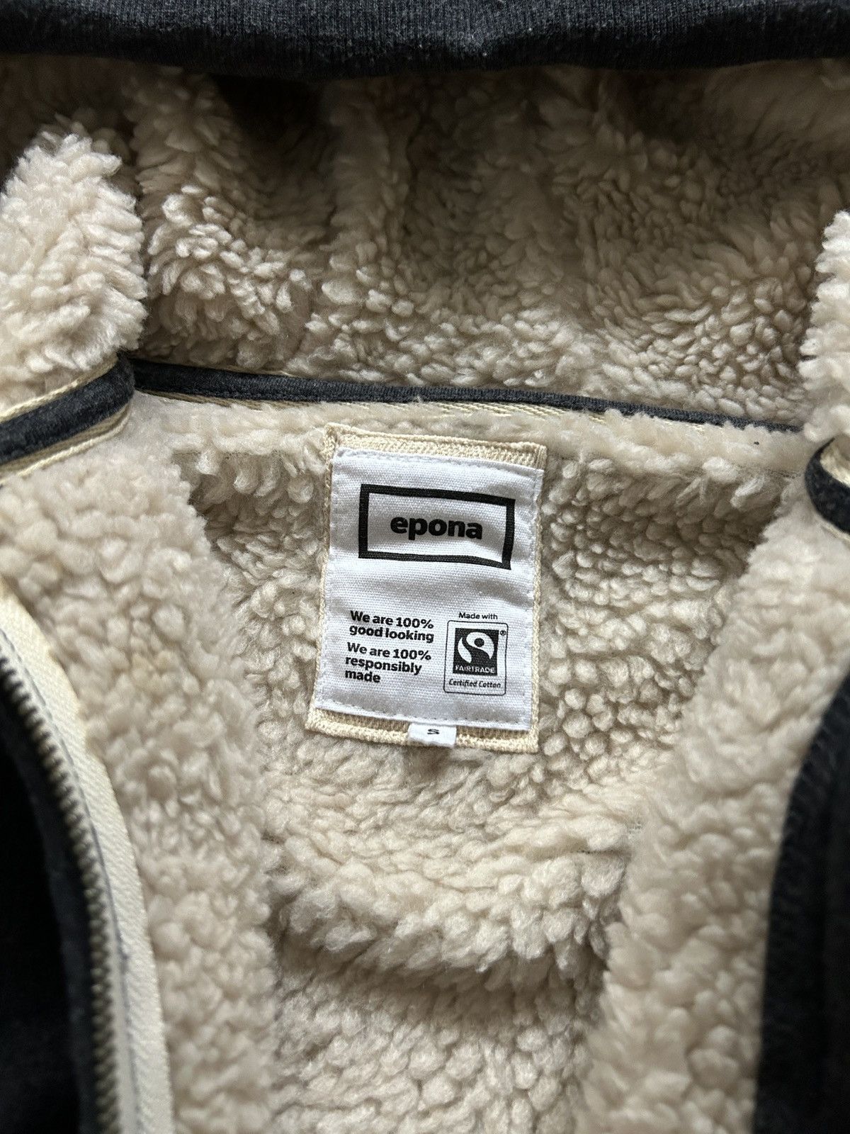 Japanese Brand Mens Fur Sherpa zip-hoodies grey if six was nine style Size US S / EU 44-46 / 1 - 4 Thumbnail