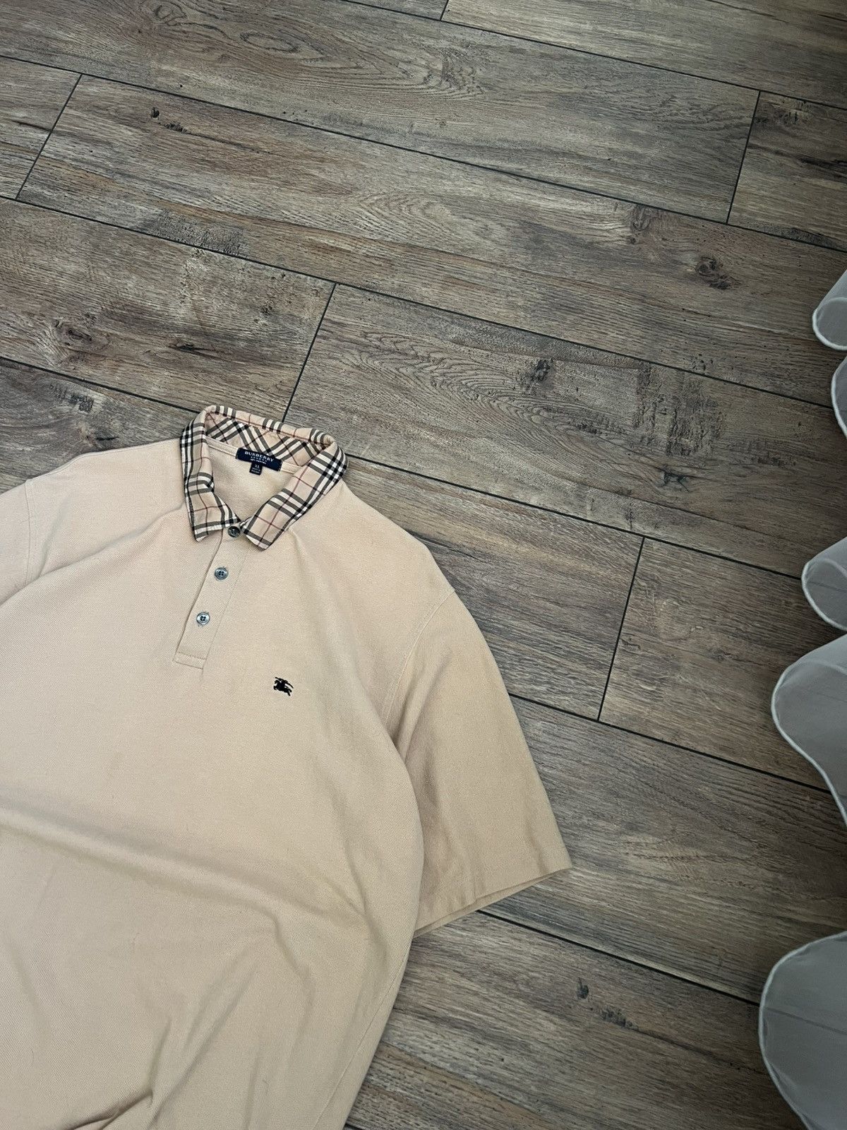 Burberry Vintage Burberry London Nova Check Polo Size US XL / EU 56 / 4 - 2 Thumbnail