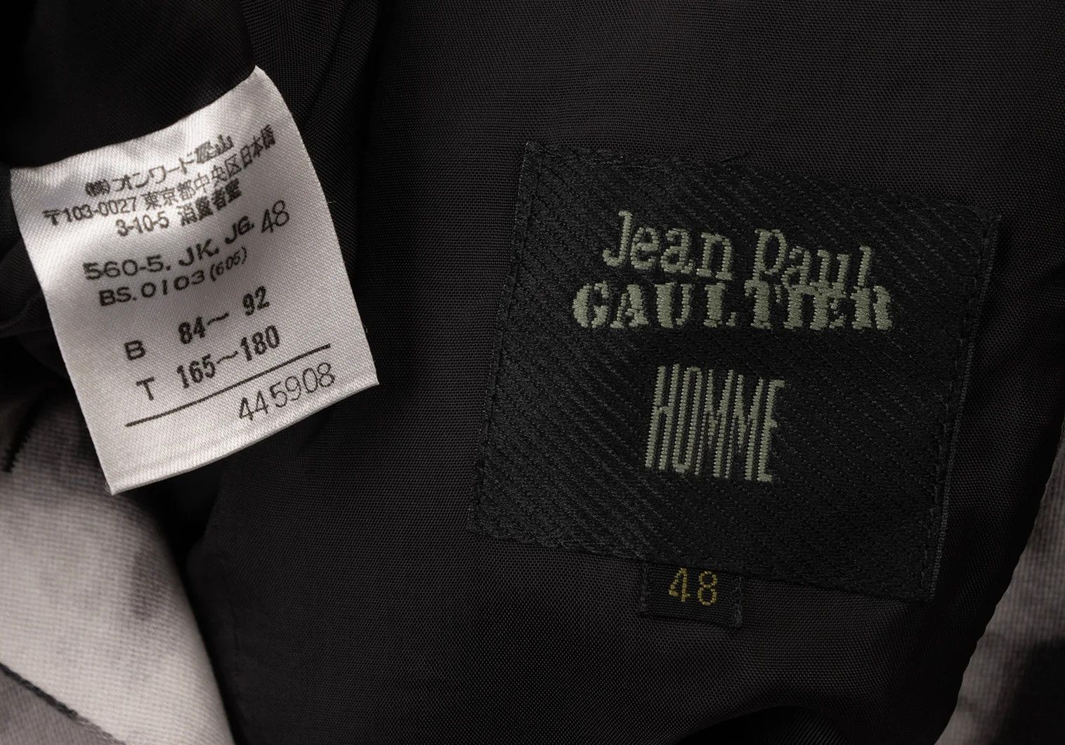 Jean Paul Gaultier Face Graphic Snap Button Jacket in White and Gray Size US M / EU 48-50 / 2 - 15 Thumbnail
