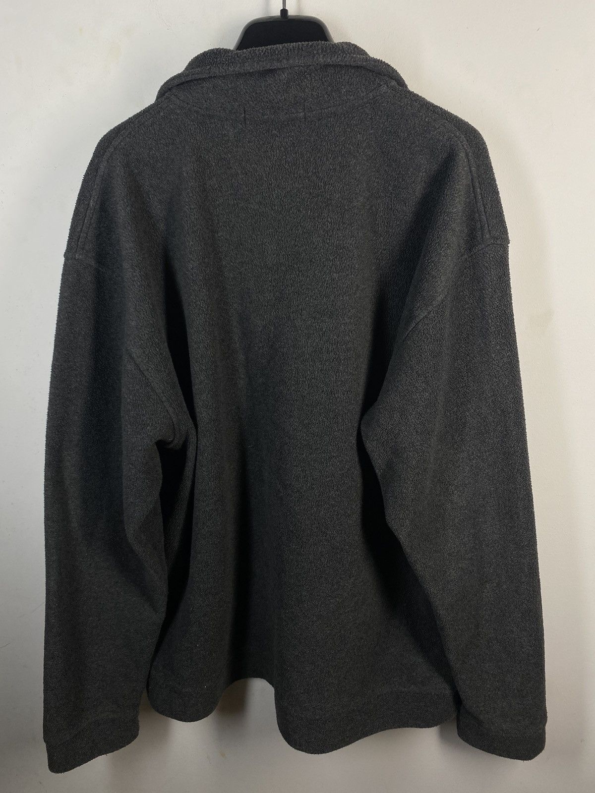 Yves Saint Laurent Fleece YSL Sweatshirt 1/4 Zip Big Logo Grey YSL Sweater Size US XL / EU 56 / 4 - 16 Thumbnail