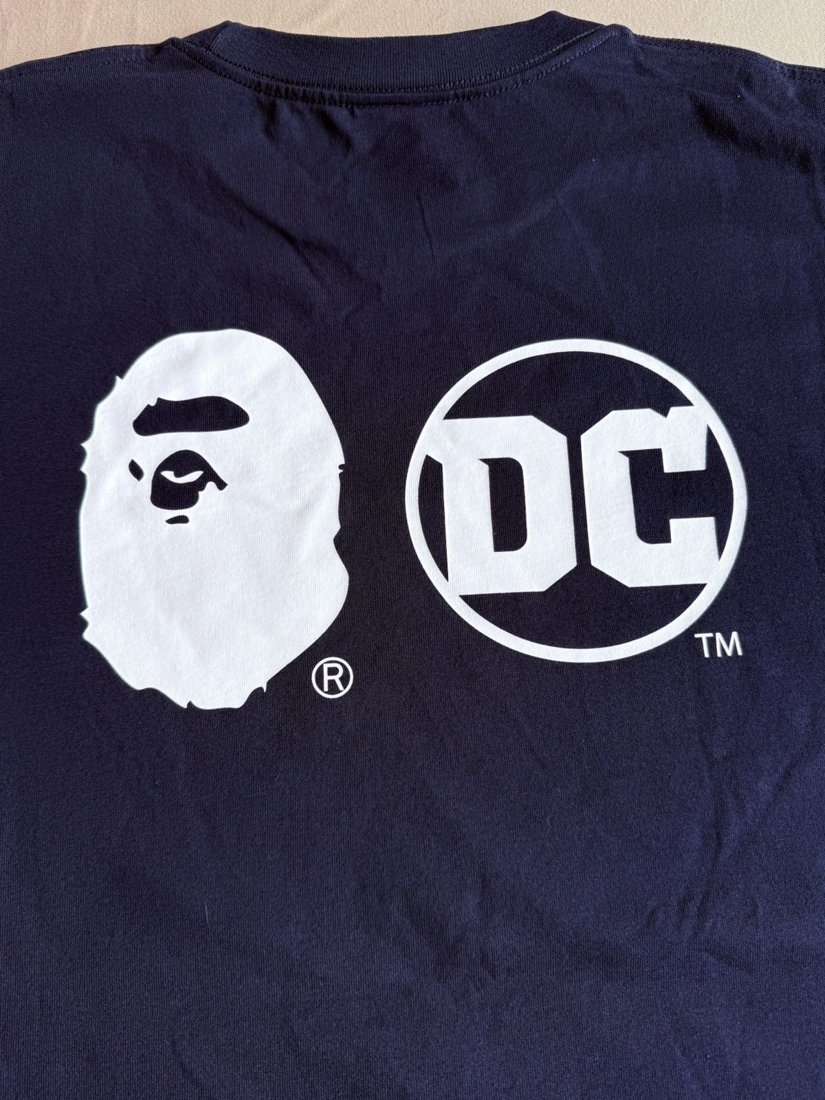 Bape × DC Comics 2XL BAPE x DC Baby Milo Superman navy relaxed fit Size US XXL / EU 58 / 5 - 12 Thumbnail