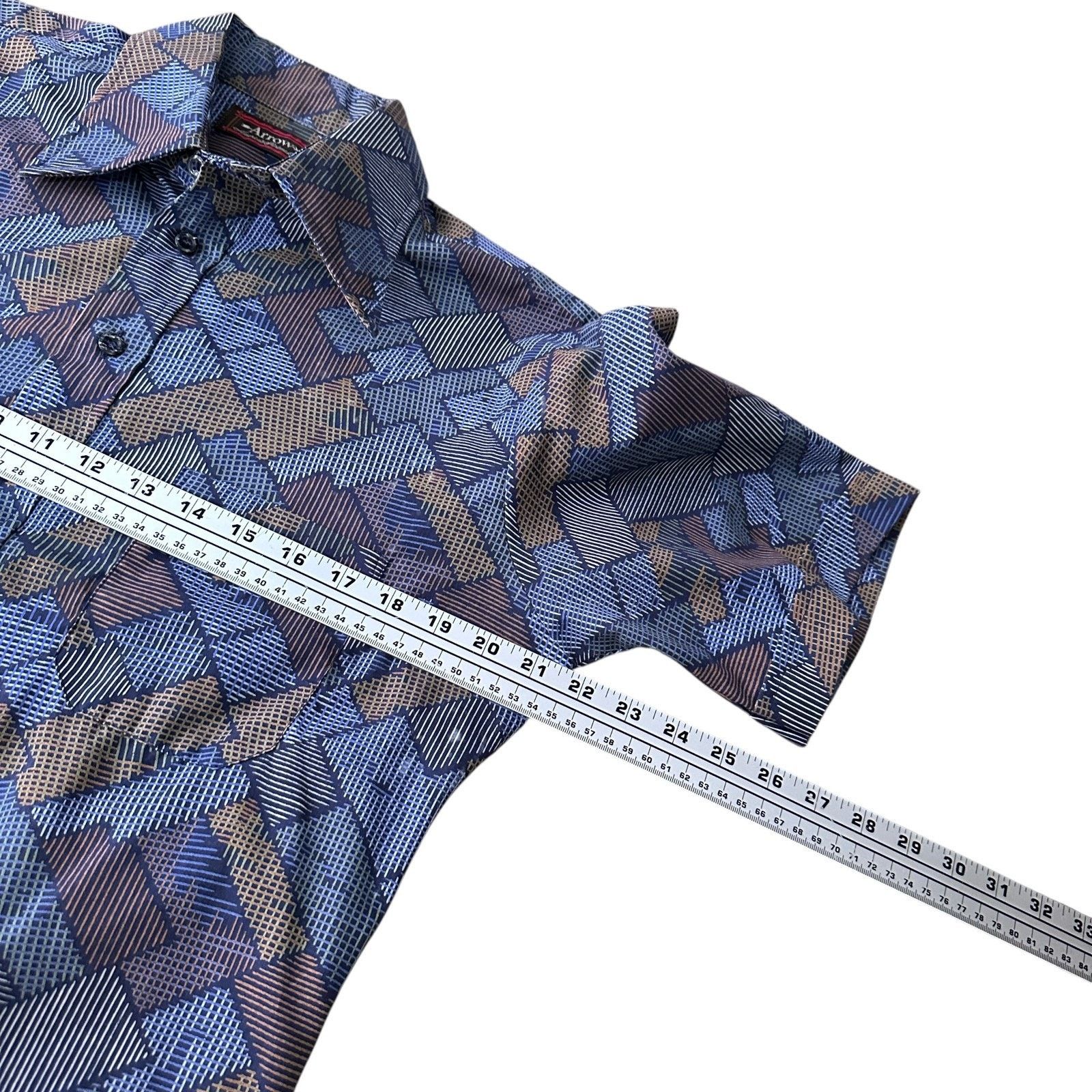 Arrow VTG Arrow Disco Shirt Men Medium Geometric Short Sleeve 70s Size US M / EU 48-50 / 2 - 7 Thumbnail
