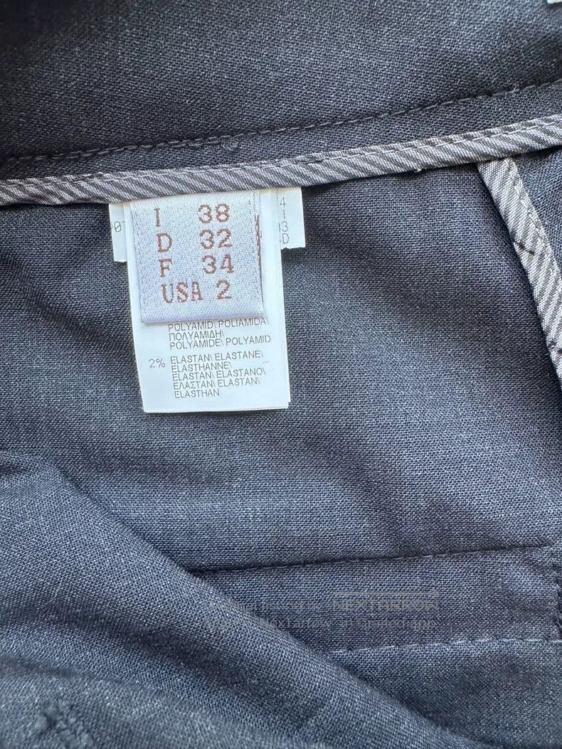 Brunello Cucinelli Brunello Cucinelli Dark gray casual pants with black silk Size 25" / US 0 / IT 36 - 5 Thumbnail