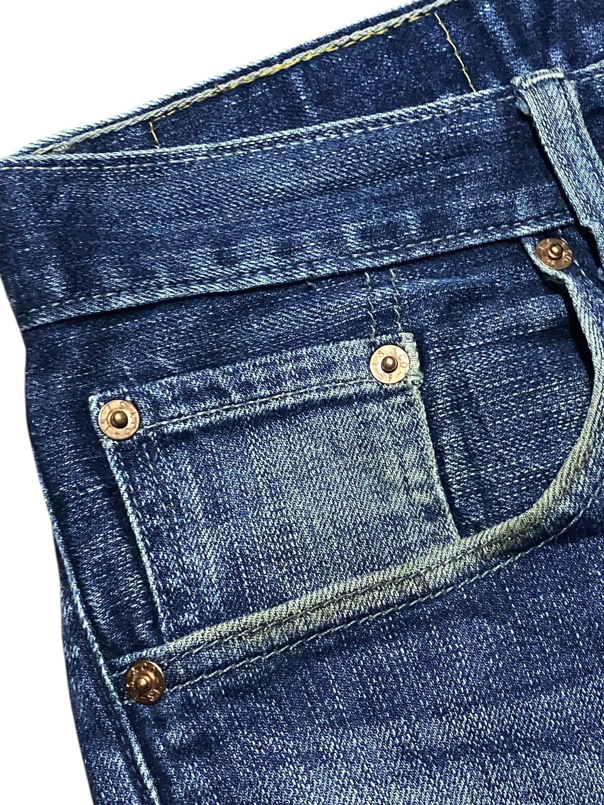 Levi's Vintage Clothing Vintage Levis 502 Mud Wash Distressed Loose Jeans Size US 33 - 9 Thumbnail