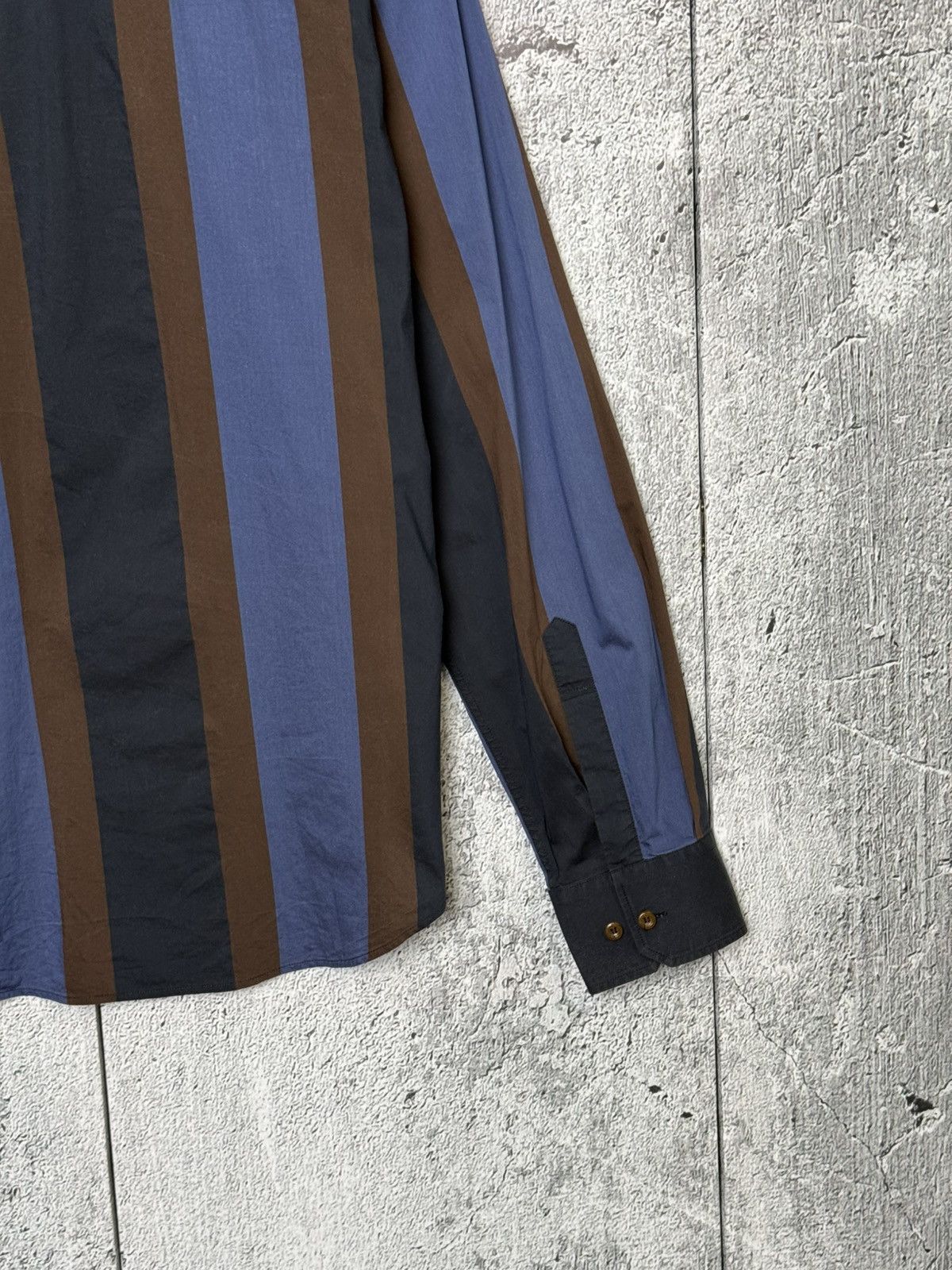Vivienne Westwood Vintage Vivienne Westwood Striped Button Long Sleeve Shirt Size US L / EU 52-54 / 3 - 14 Thumbnail