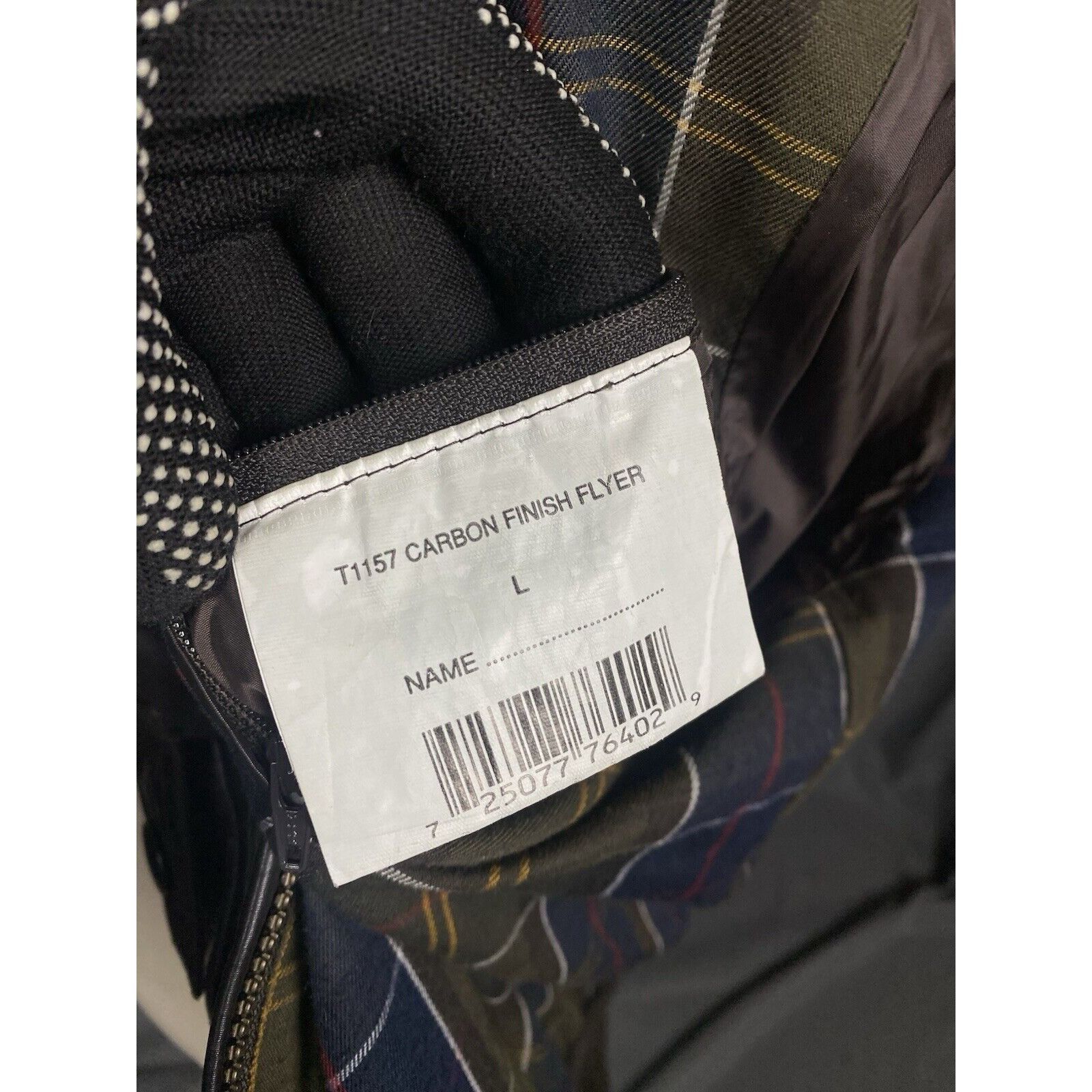 Barbour Barbour Carbon Finish Flyer Men's Brown High Neck Bomber Jac Size US L / EU 52-54 / 3 - 12 Thumbnail