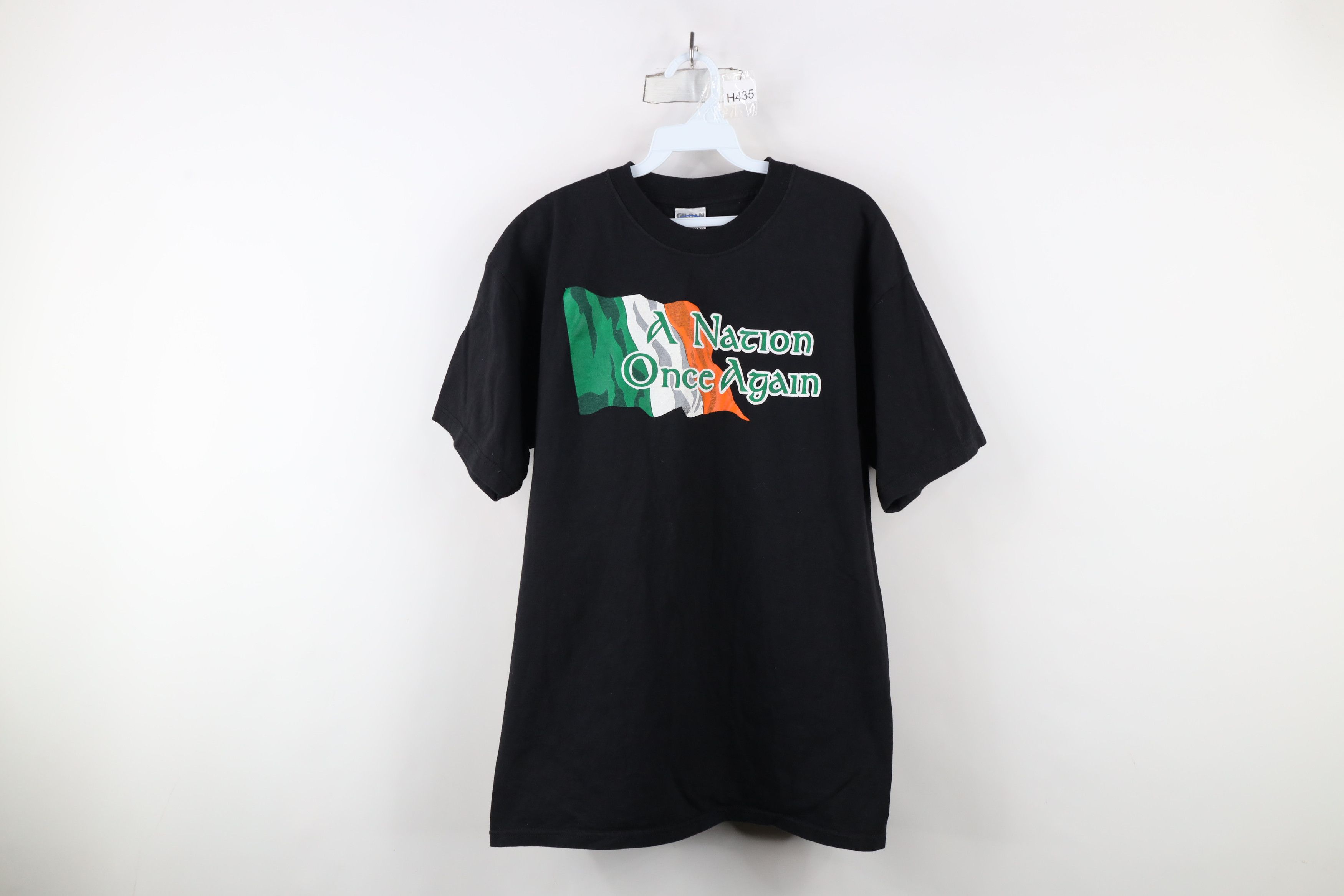 Vintage Vintage 90s Streetwear A Nation Once Again T-Shirt Black Size US L / EU 52-54 / 3 - 1 Thumbnail