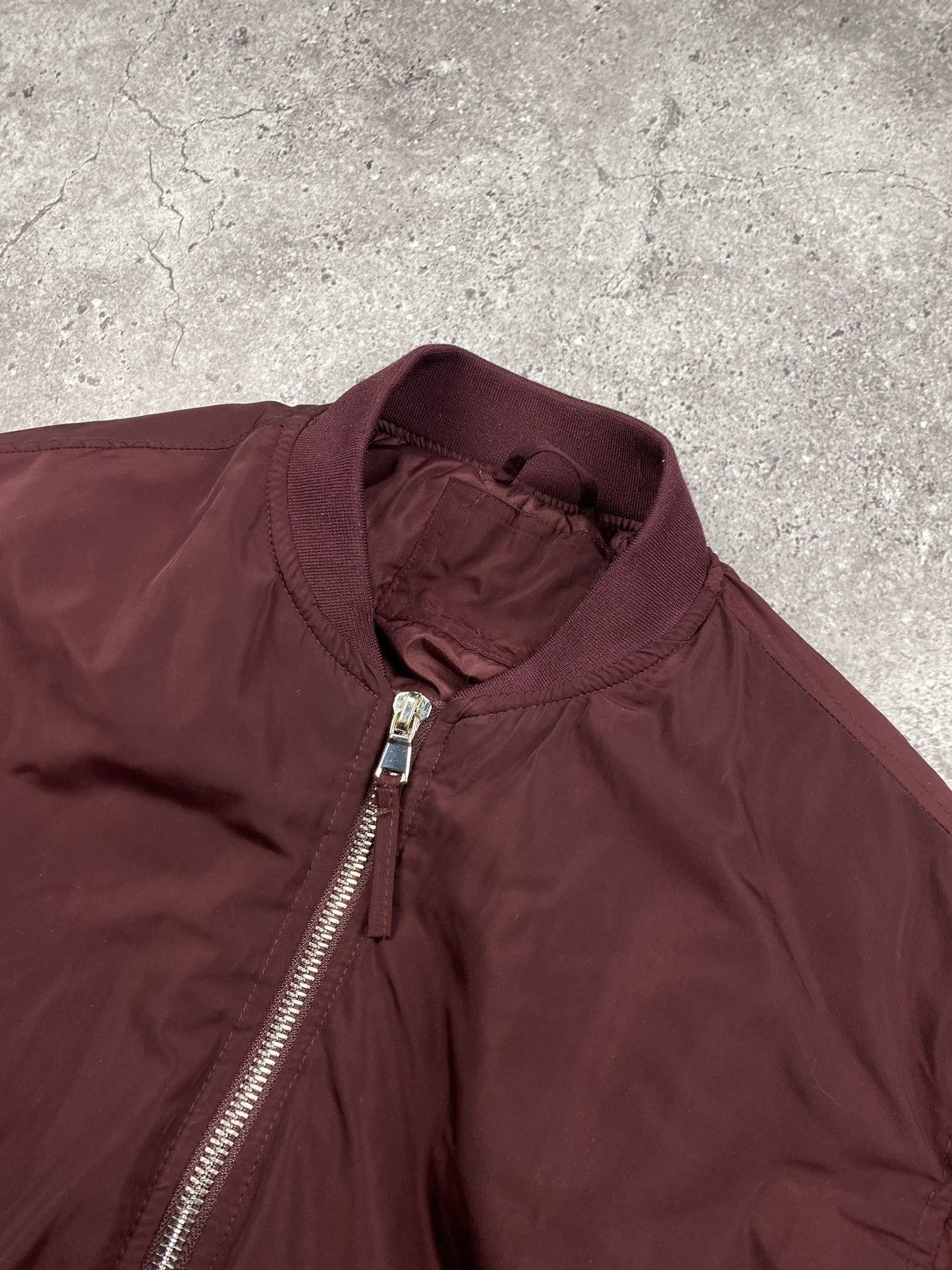 If Six Was Nine × Vintage Vintage Bomber Jacket Baggy Cropped Boxy Japanese Alpha Y2K Size US L / EU 52-54 / 3 - 3 Thumbnail